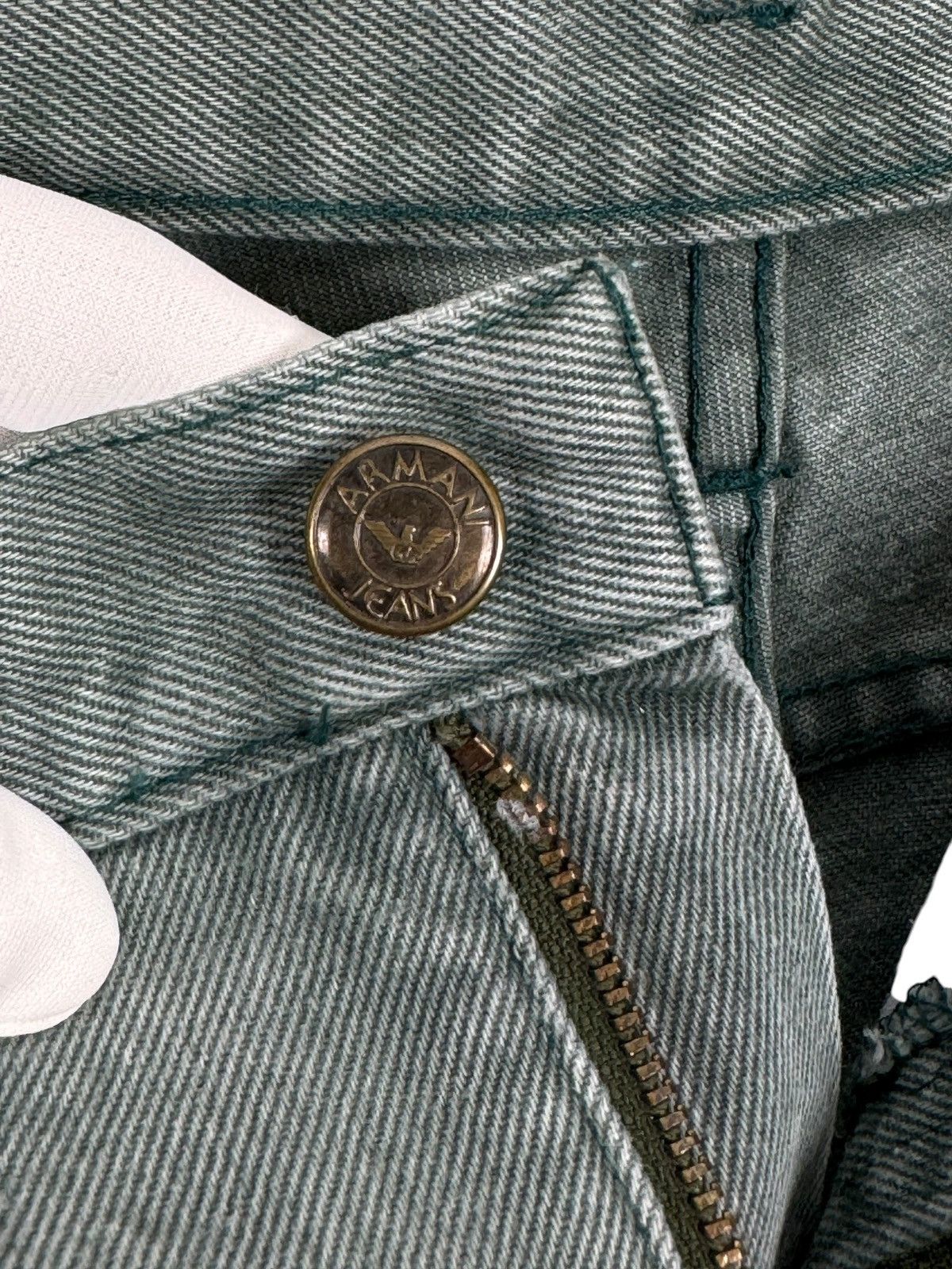 Armani × Vintage 1980s Armani Jeans High Waist Jeans Tapered size 28 Vintage Size 28" / US 6 / IT 42 - 10 Thumbnail