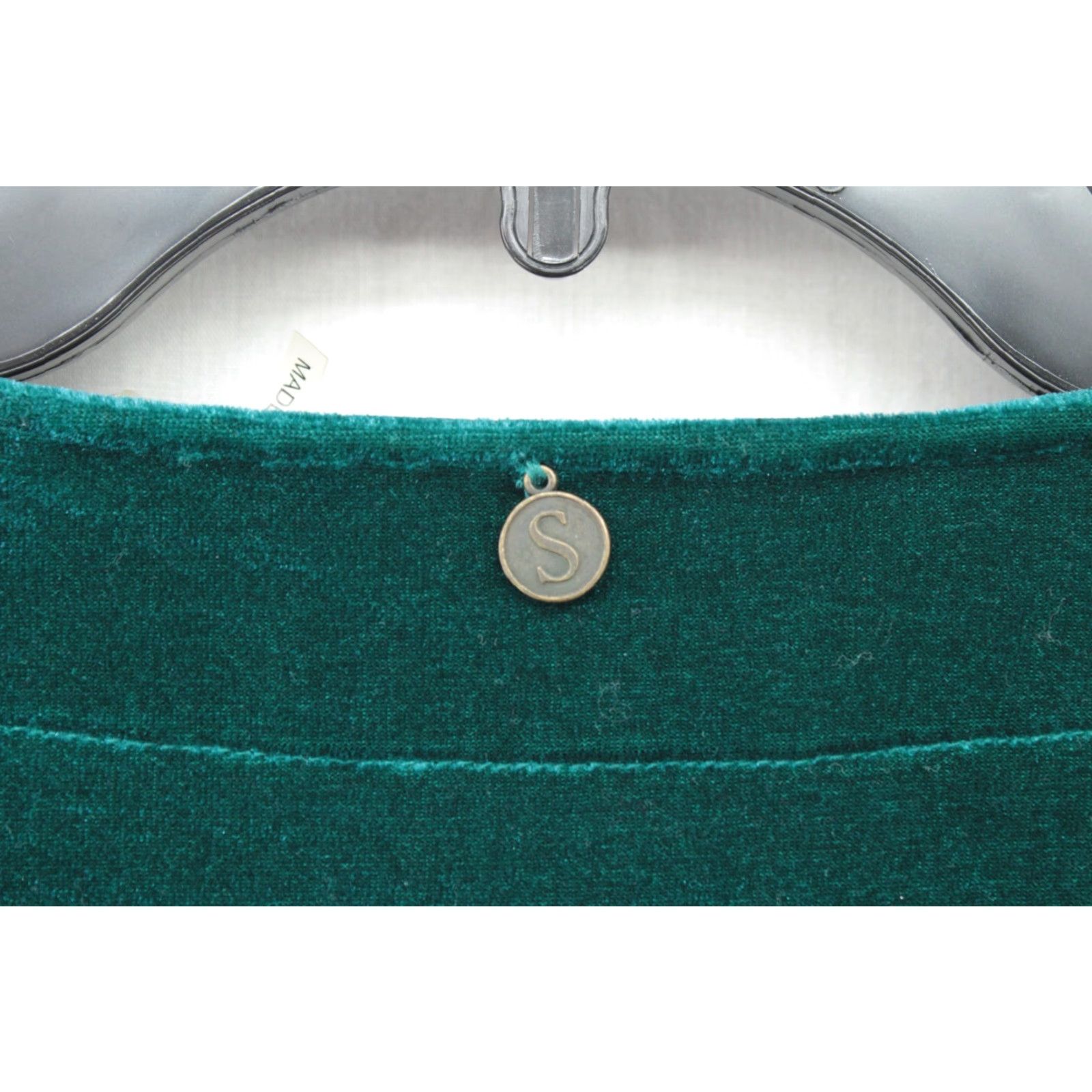 Soft Surroundings Soft Surroundings Blouse Women XL Green Velvet Christmas Party Gothic Long Sleeve Size XL / US 12-14 / IT 48-50 - 6 Thumbnail