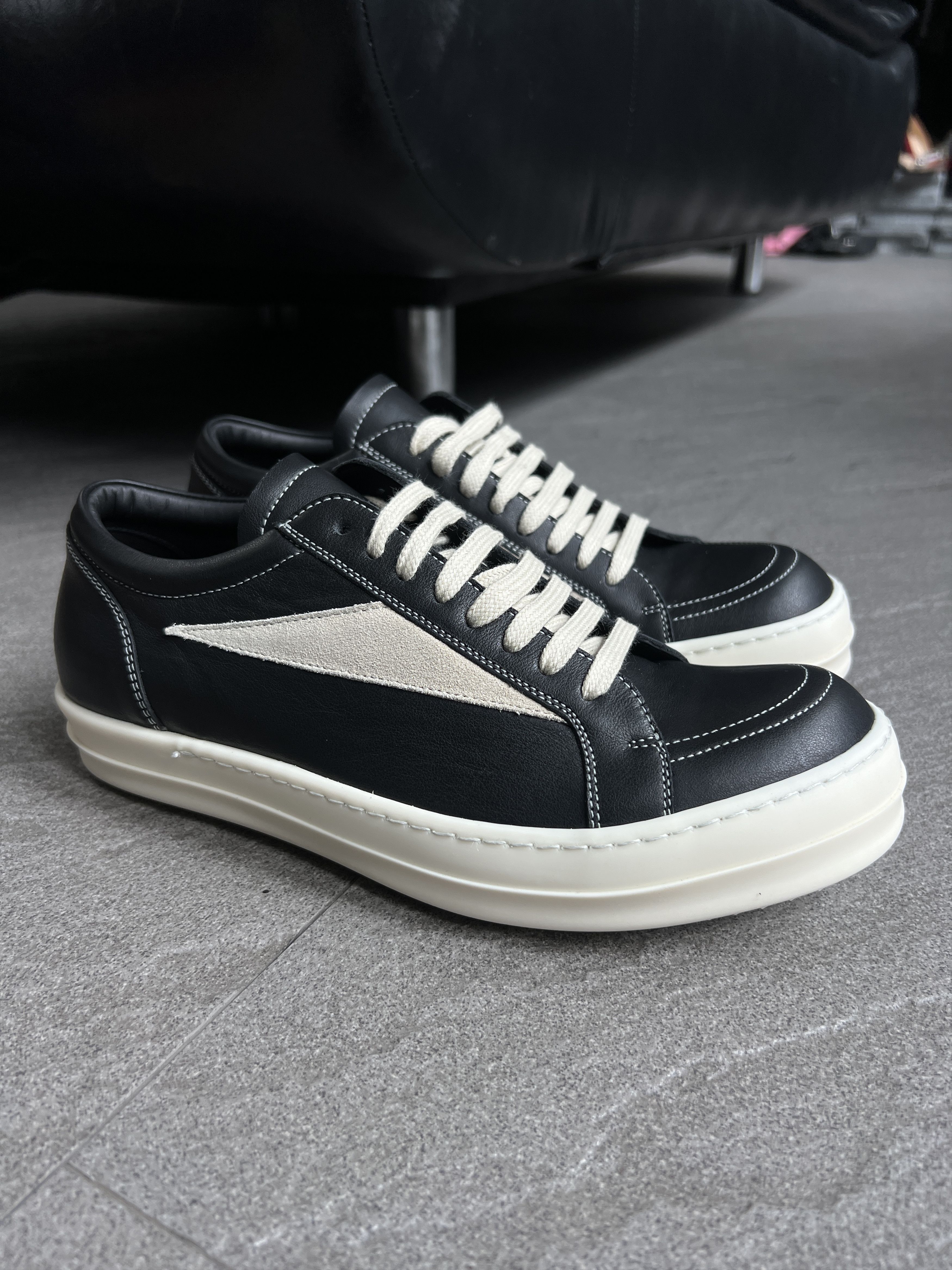 Rick Owens Rick Owens Vans Vintage Black Milk EU40 Size US 7 / EU 40 - 4 Thumbnail