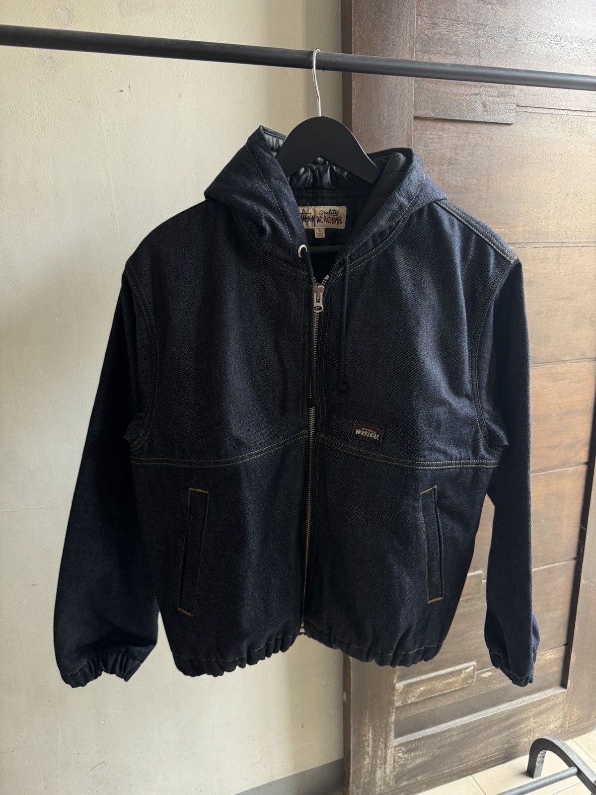 Stussy Stussy Raw Denim Work Jacket Size US M / EU 48-50 / 2 - 2 Thumbnail