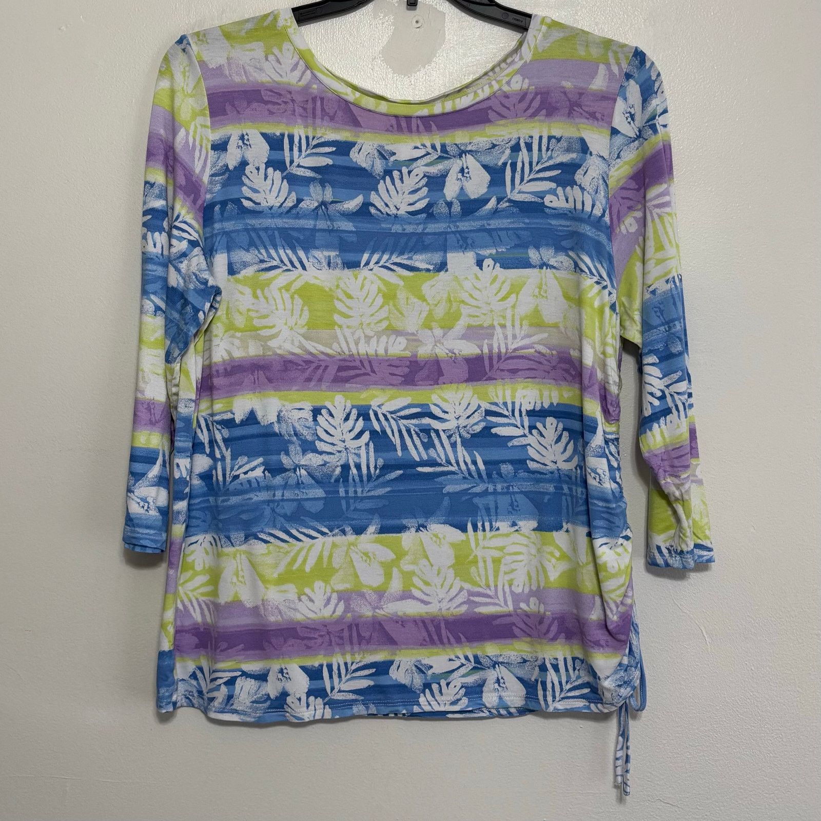 Other Ruby Rd Favorites Palm Leaf Print Top Size XL Size XL / US 12-14 / IT 48-50 - 1 Thumbnail