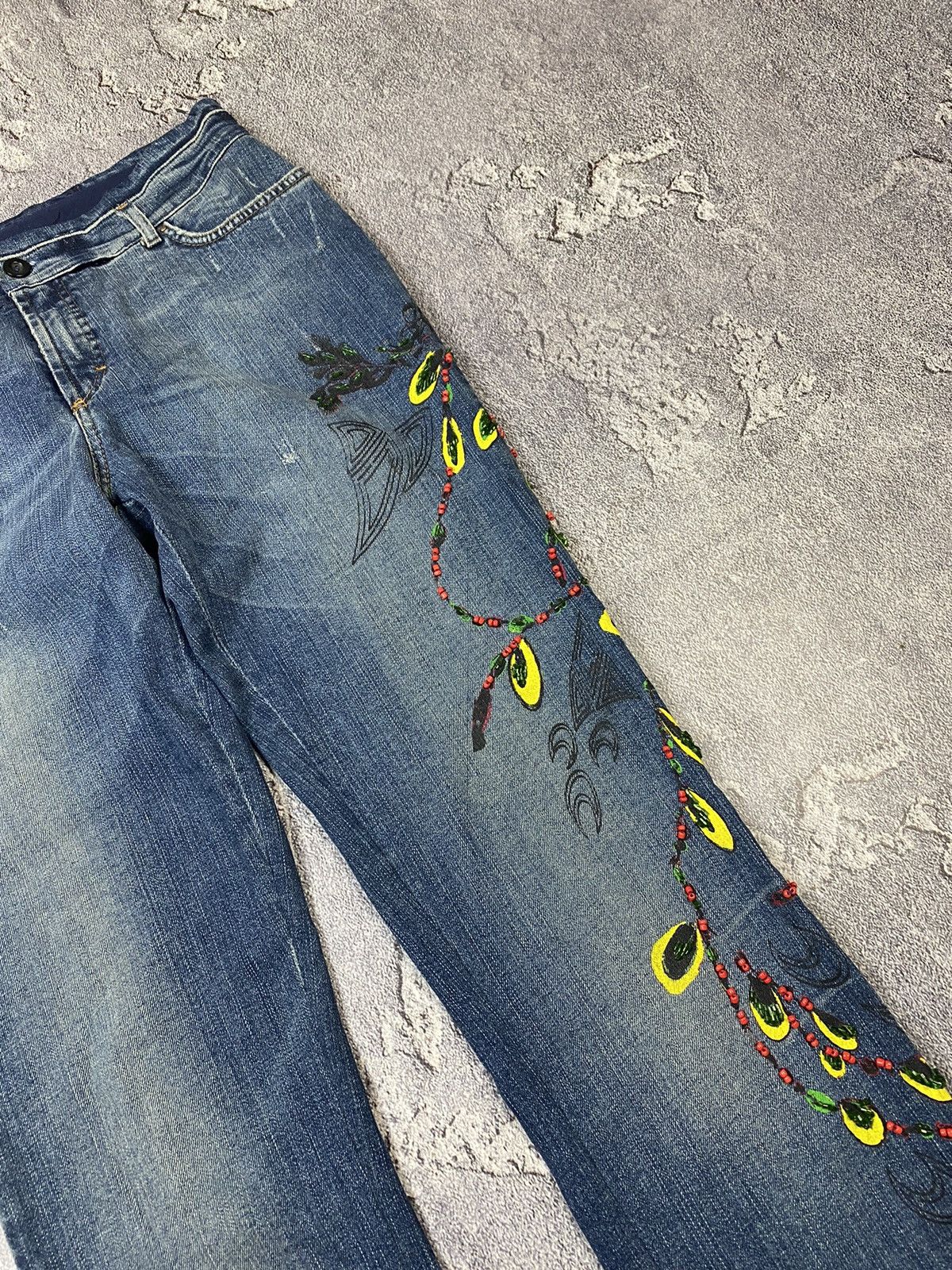 Just Cavalli Just Cavalli Woman Glamour Italian Designer Jeans Size 34" / US 12 / IT 48 - 3 Thumbnail