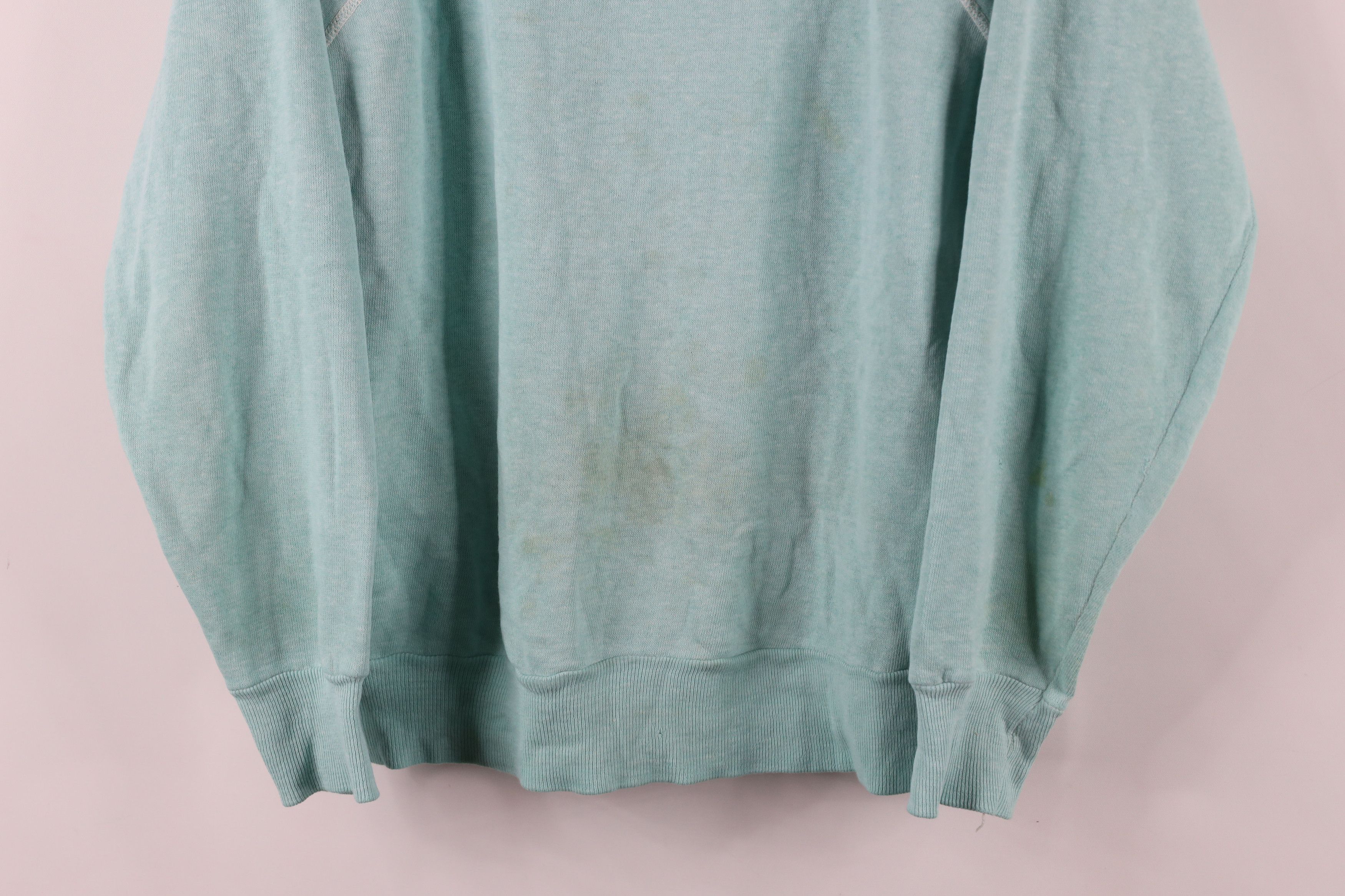 Vintage Vintage 70s Streetwear Blank Raglan Sweatshirt USA Size L / US 10 / IT 46 - 3 Thumbnail