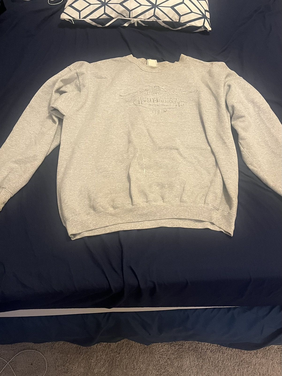 Harley Davidson Harley Davidson Grey Crewneck NEED GONE Size US XL / EU 56 / 4 - 1 Thumbnail