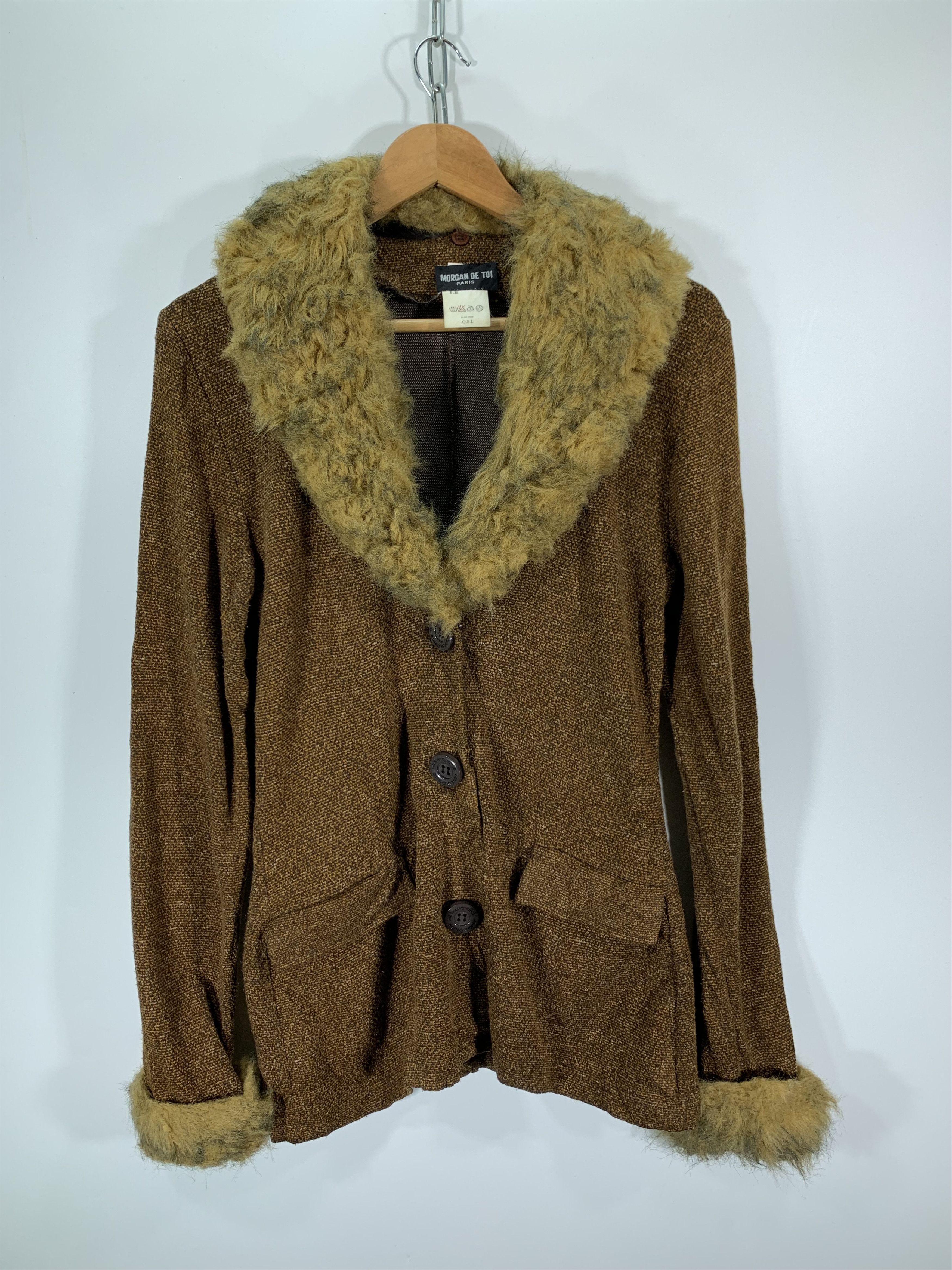 Morgan De Toi Vintage Morgan De Toi Faux Fur Size US S / EU 44-46 / 1 - 1 Thumbnail