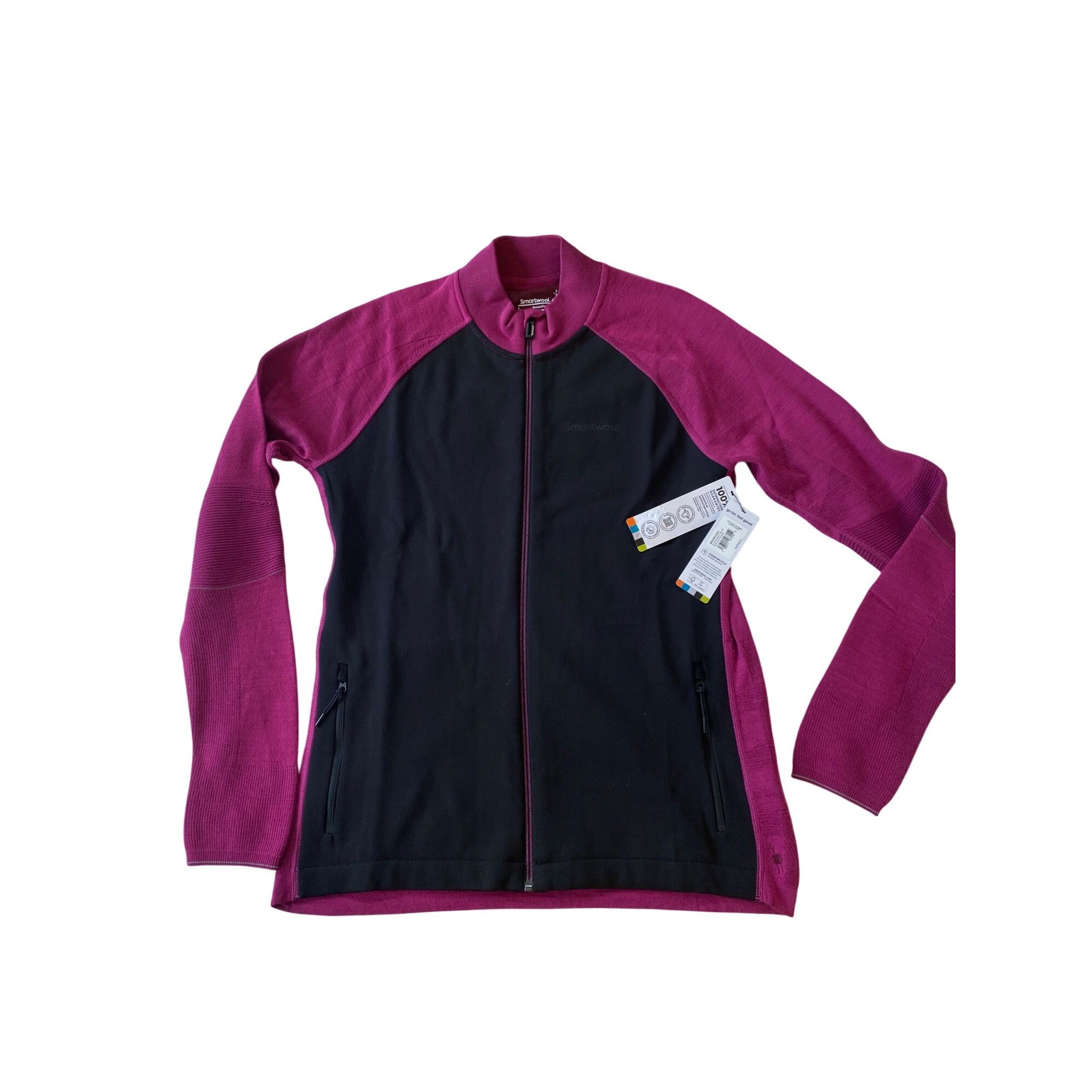 Smartwool NWT Smartwool Women's Intraknit Merino Sport Full Zip Jacket Size L / US 10 / IT 46 - 4 Thumbnail