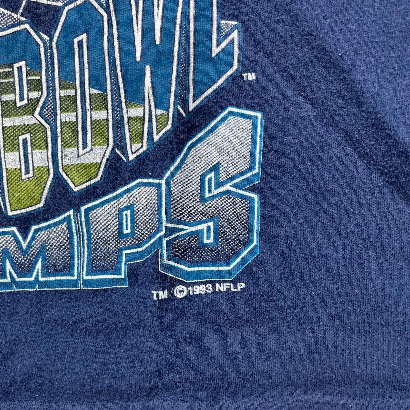 NFL Vintage 90s Dallas Cowboys Super Bowl T-Shirt Youth Medium Size US M / EU 48-50 / 2 - 4 Thumbnail