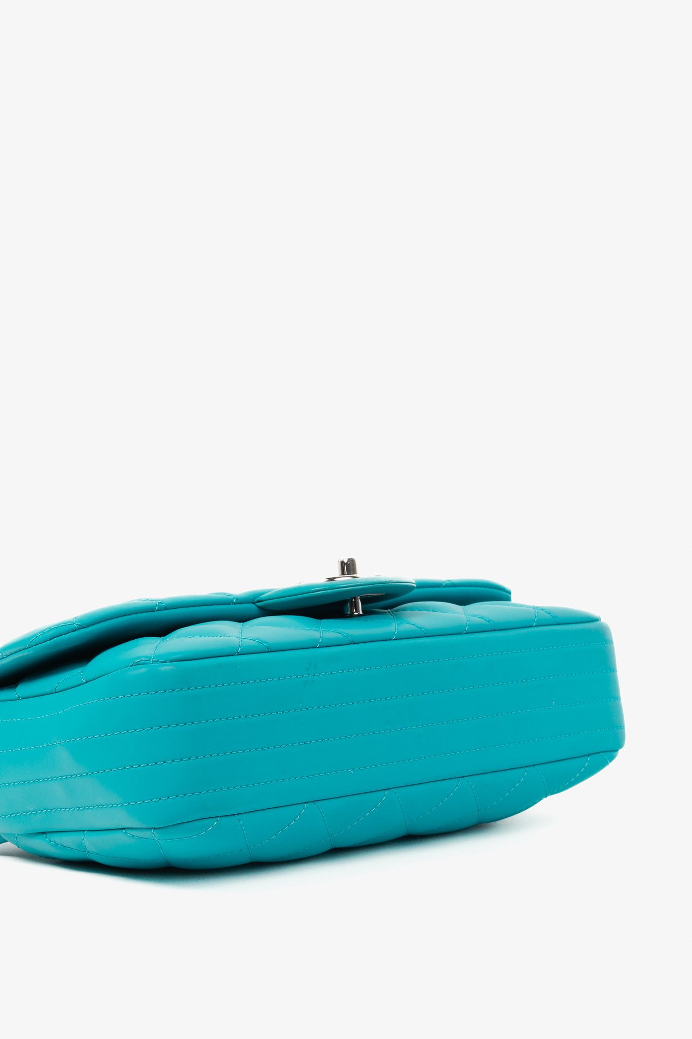Chanel Chanel Teal Paris-Seoul Medium Lambskin Coco Rain Flap Bag Size ONE SIZE - 5 Thumbnail