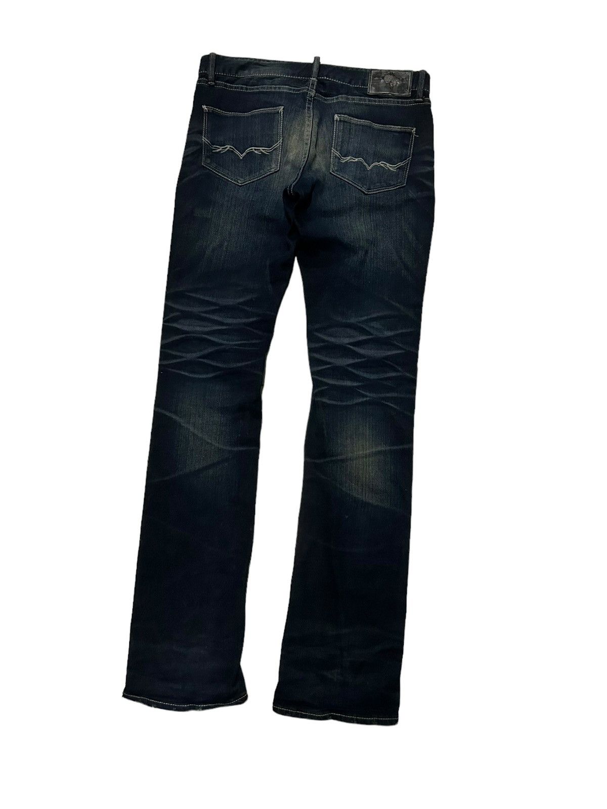 GOSTAR DE FUGA × If Six Was Nine × Le Grande Bleu (L.G.B.) GOSTAR DE FUGA 🎌☠️ vtg Japanese Style Denim Rare☠️☠️ Size US 33 - 8 Thumbnail