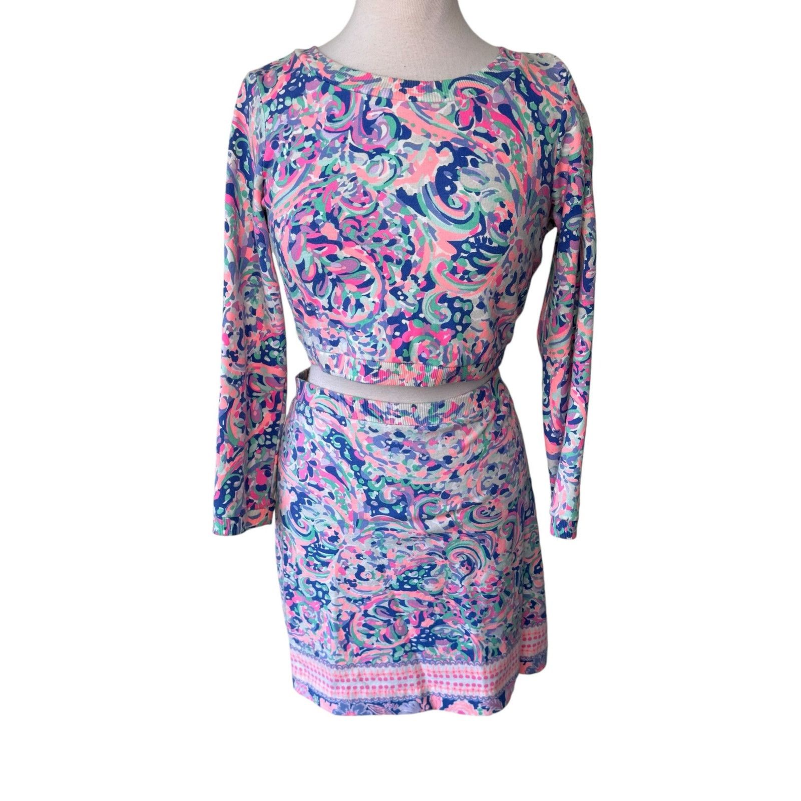 Lilly Pulitzer LILLY PULITZER Boca Chica Two Piece Set Multi La Playa Size M / US 6-8 / IT 42-44 - 1 Thumbnail