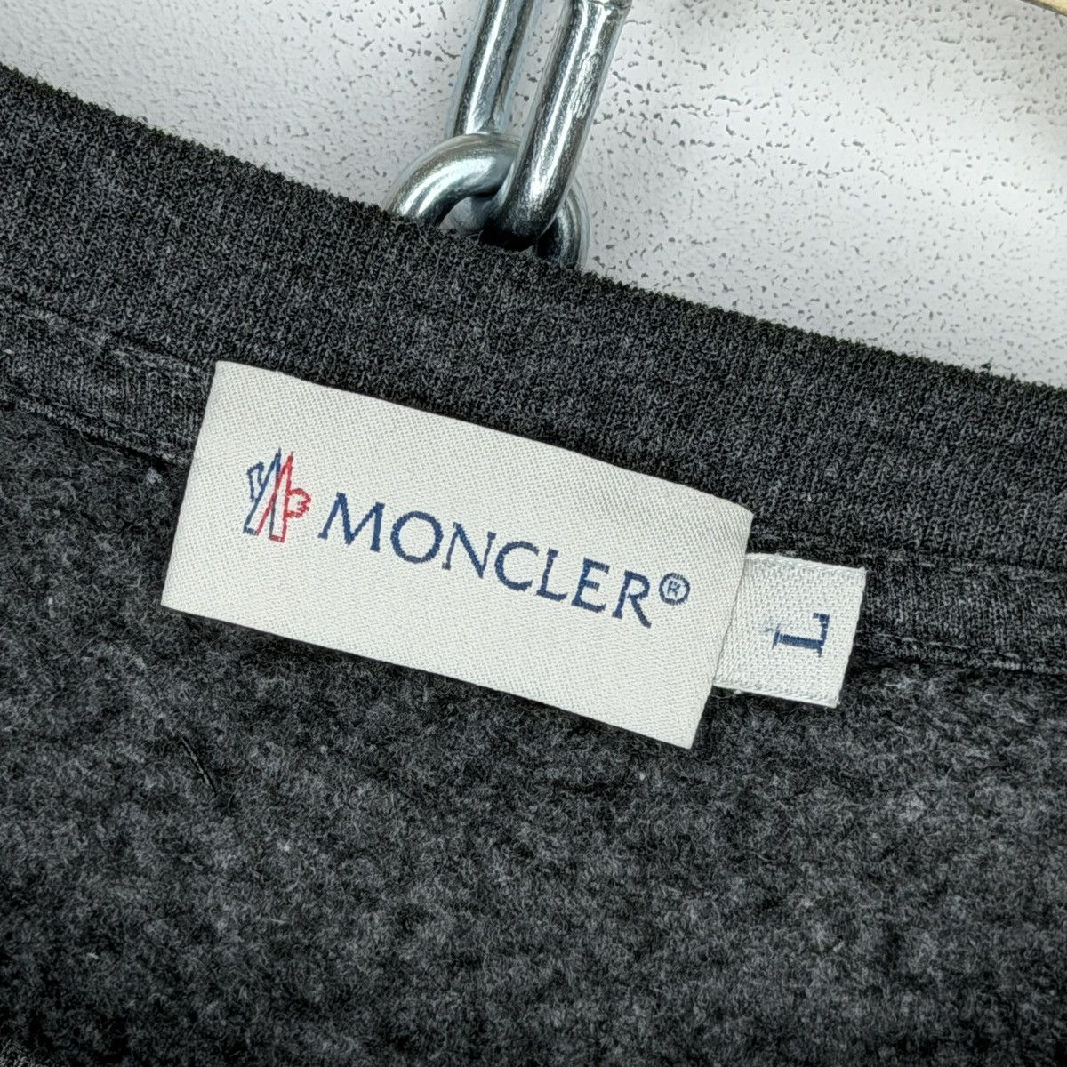 Moncler Moncler Sweatshirt Crewneck Grey Logo Size US M / EU 48-50 / 2 - 6 Thumbnail