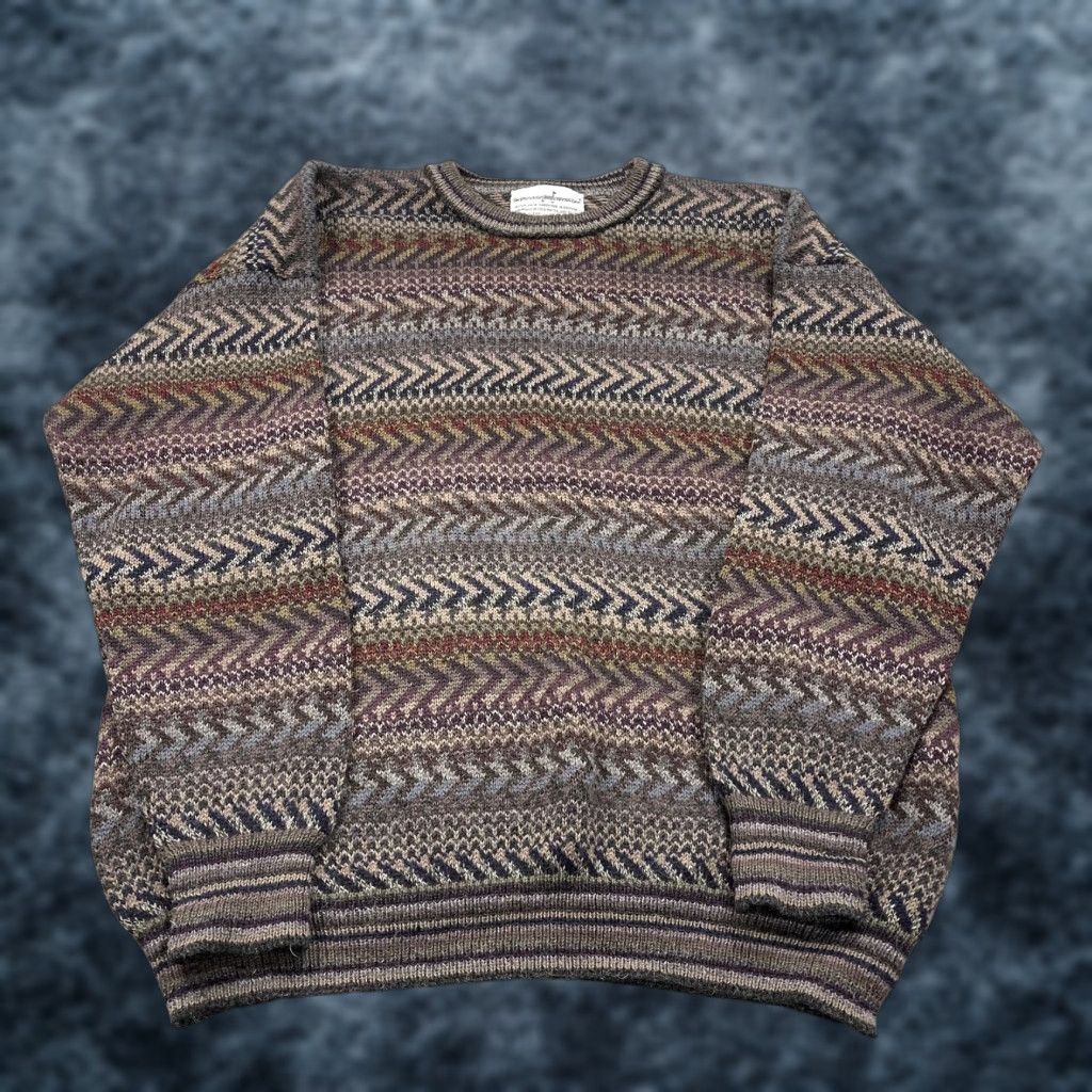 Vintage VINTAGE Peruvian Connection Sweater Mens XL 100% Alpaca Knit Aztec Grandpa Size US XL / EU 56 / 4 - 1 Thumbnail