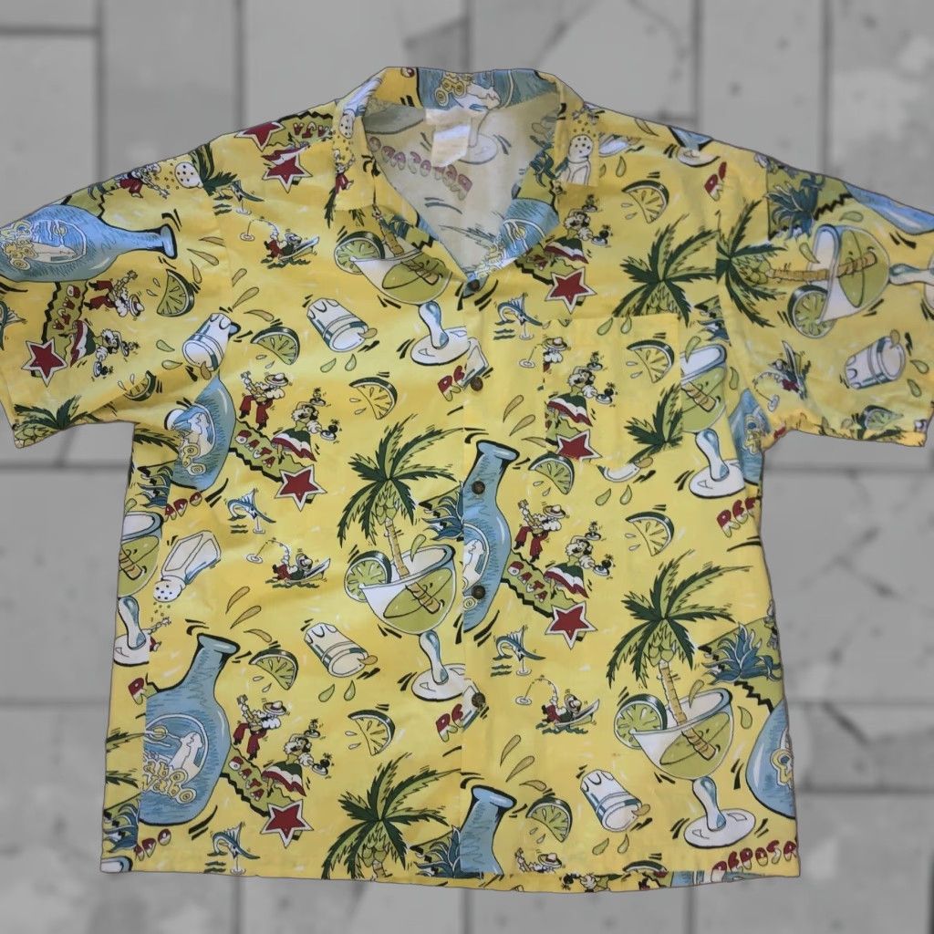 Vintage VINTAGE Malihini Hawaiian Shirt Yellow Short Sleeve Mens M Size US M / EU 48-50 / 2 - 1 Thumbnail