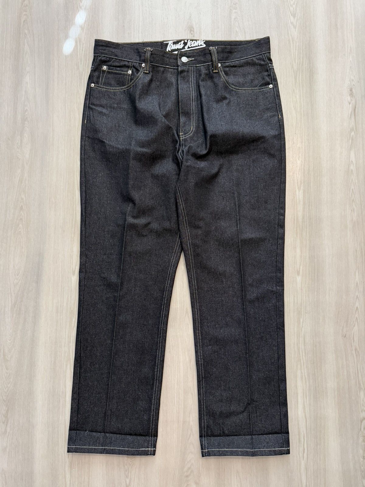 Vintage VTG Y2K Trust Jeans Baggy Wide Leg Denim Sz 40x30 Size US 40 / EU 56 - 1 Thumbnail