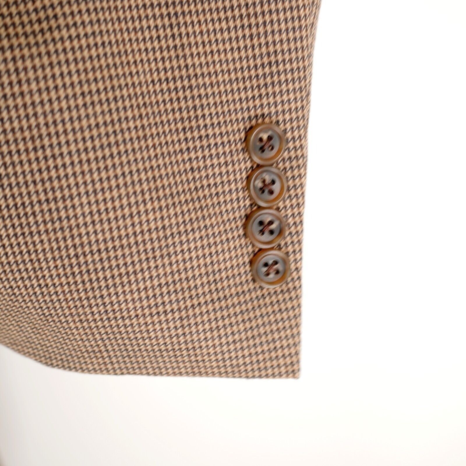 Jos. A. Bank Jos A Bank Signature Thick Wool Black Tan Sport Coat 48L 2 B Size 48L - 3 Thumbnail