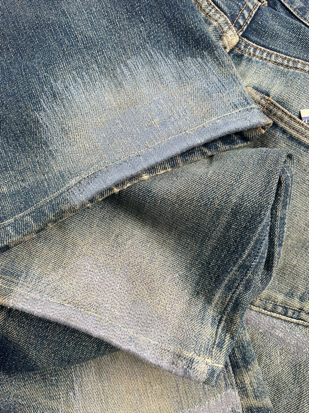 Denime Vintage Denime Selvedge Distresed Denim Size US 30 / EU 46 - 17 Thumbnail