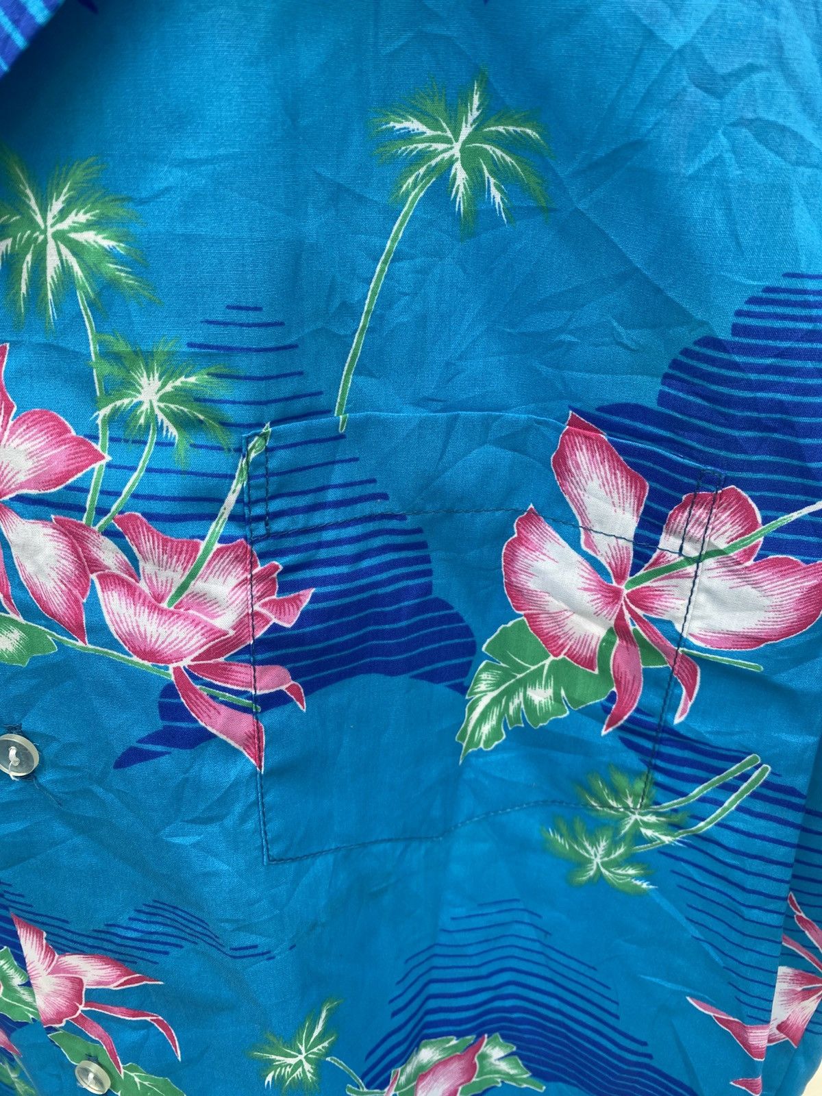 Vintage Vintage 80’an Rai Nani hawaiian shirts Size US L / EU 52-54 / 3 - 5 Thumbnail