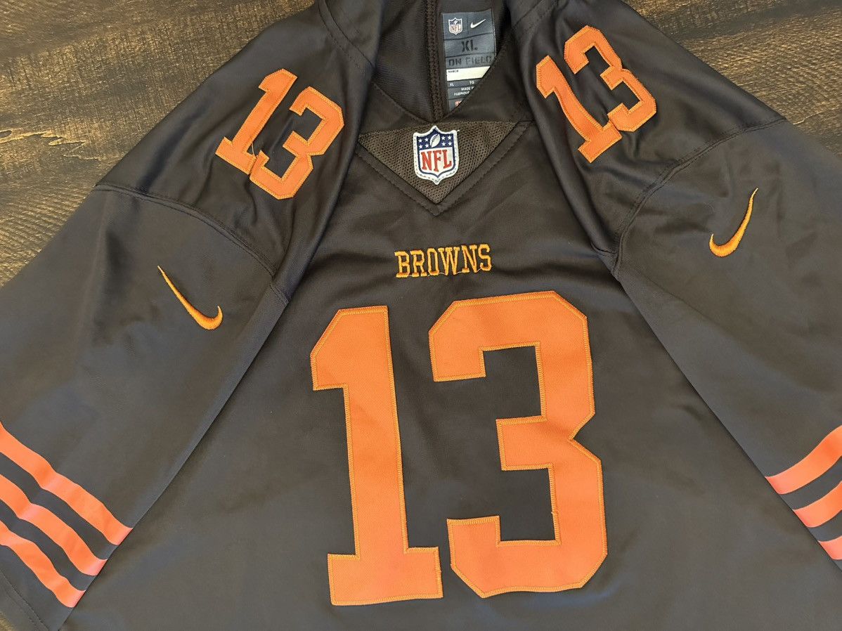 Nike Nike Clev. Browns Odell Beckham Jr Stitched Vapor Jersey XL Size US XL / EU 56 / 4 - 2 Thumbnail