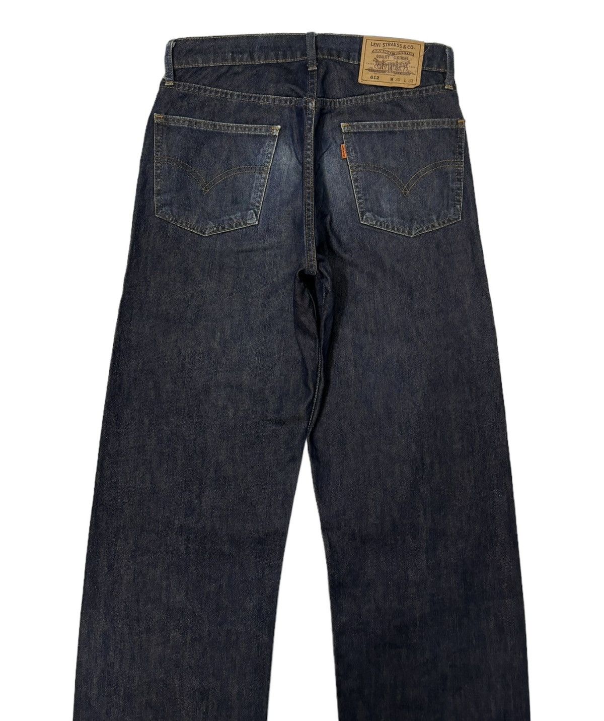 Levi's 🔥VINTAGE LEVIS 612 ORANGE TAB BLUE DENIM JEANS Size US 30 / EU 46 - 4 Thumbnail