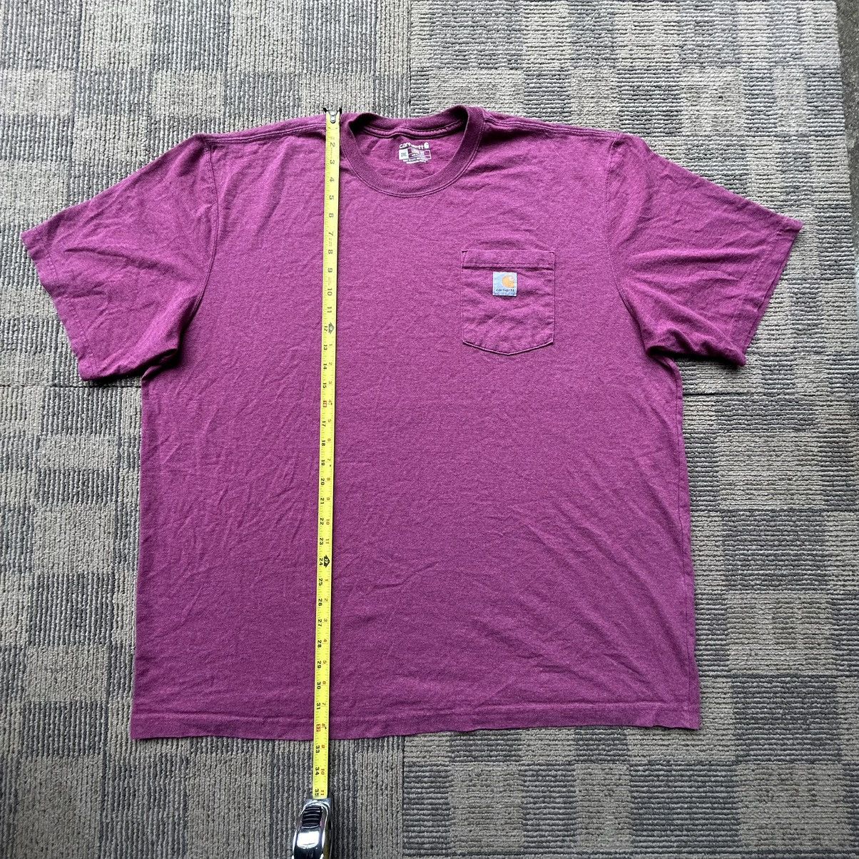Carhartt Carhartt Loose Fit Burgundy Pocket T-shirt Size US XXL / EU 58 / 5 - 2 Thumbnail