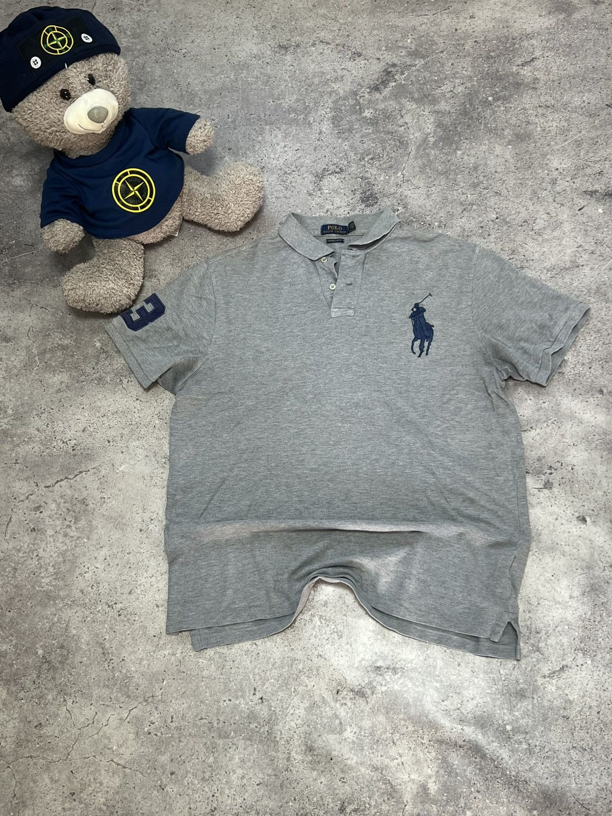 Polo Ralph Lauren × Vintage 90S Polo Ralph Lauren Big Pony Logo PRL Basic T Shirt Tee Size US L / EU 52-54 / 3 - 1 Thumbnail