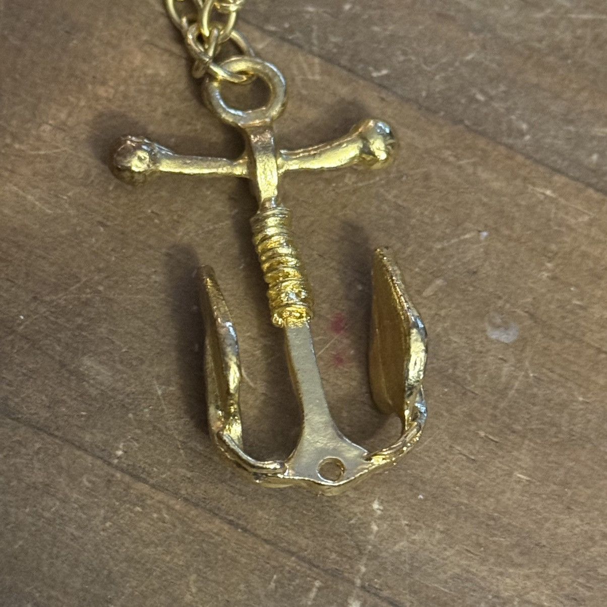 Other Yochi NY unisex gold tone anchor pendant necklace Size ONE SIZE - 4 Thumbnail