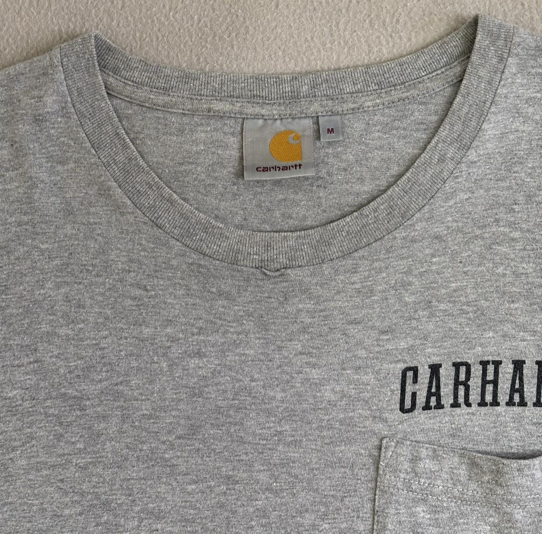 Carhartt Carhartt Team Pocket Gray T-shirt Medium Size US M / EU 48-50 / 2 - 11 Thumbnail