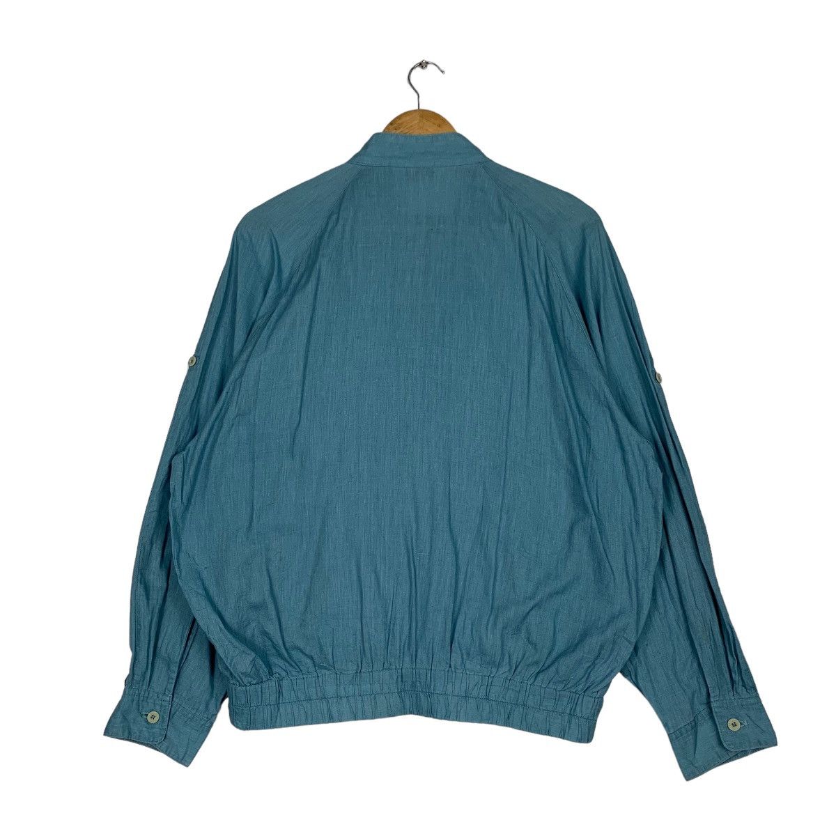 Japanese Brand ARNOLD PALMER Cotton Light Jacket Turquoise #0969-C43 Size US L / EU 52-54 / 3 - 7 Thumbnail