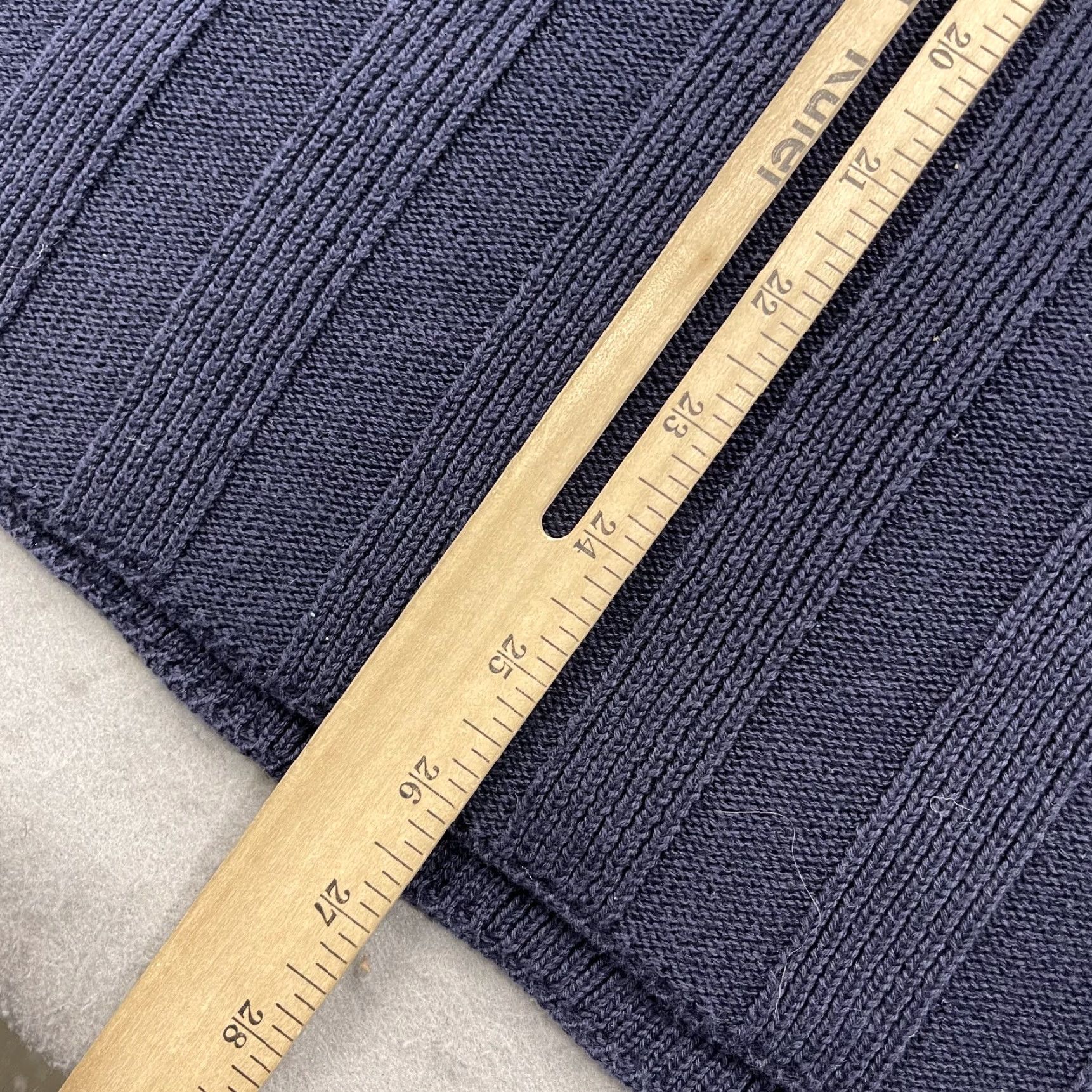 Gap VINTAGE GAP Sweater Mens Large Blue Cotton Ribbed Crewneck Deadstock 90s NWT Size US L / EU 52-54 / 3 - 7 Thumbnail
