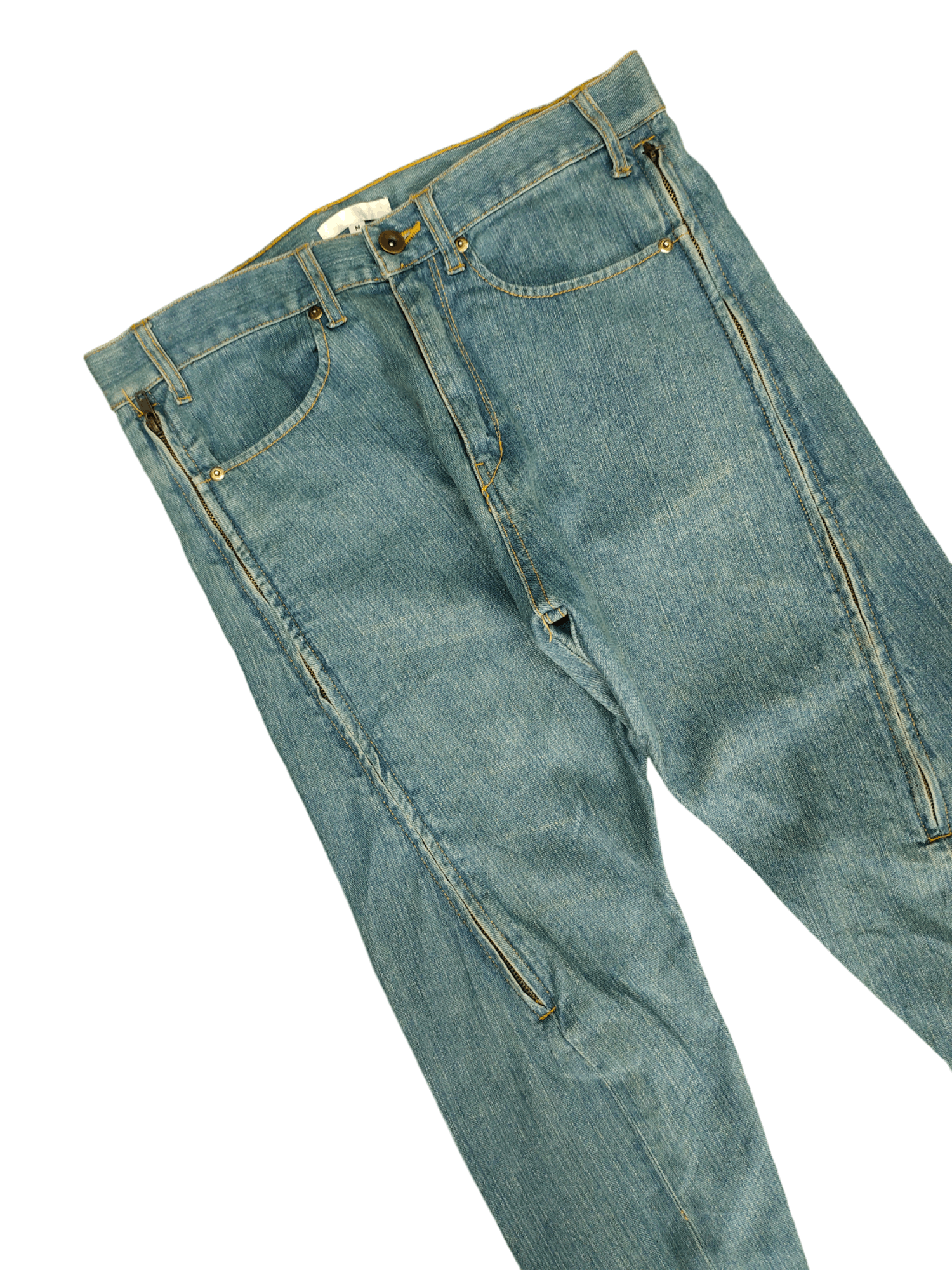 Le Grande Bleu (L.G.B.) Flare Jeans Japan Zipper Faded Boot Cut Y2k Mudmax Lgb Size US 30 / EU 46 - 5 Thumbnail