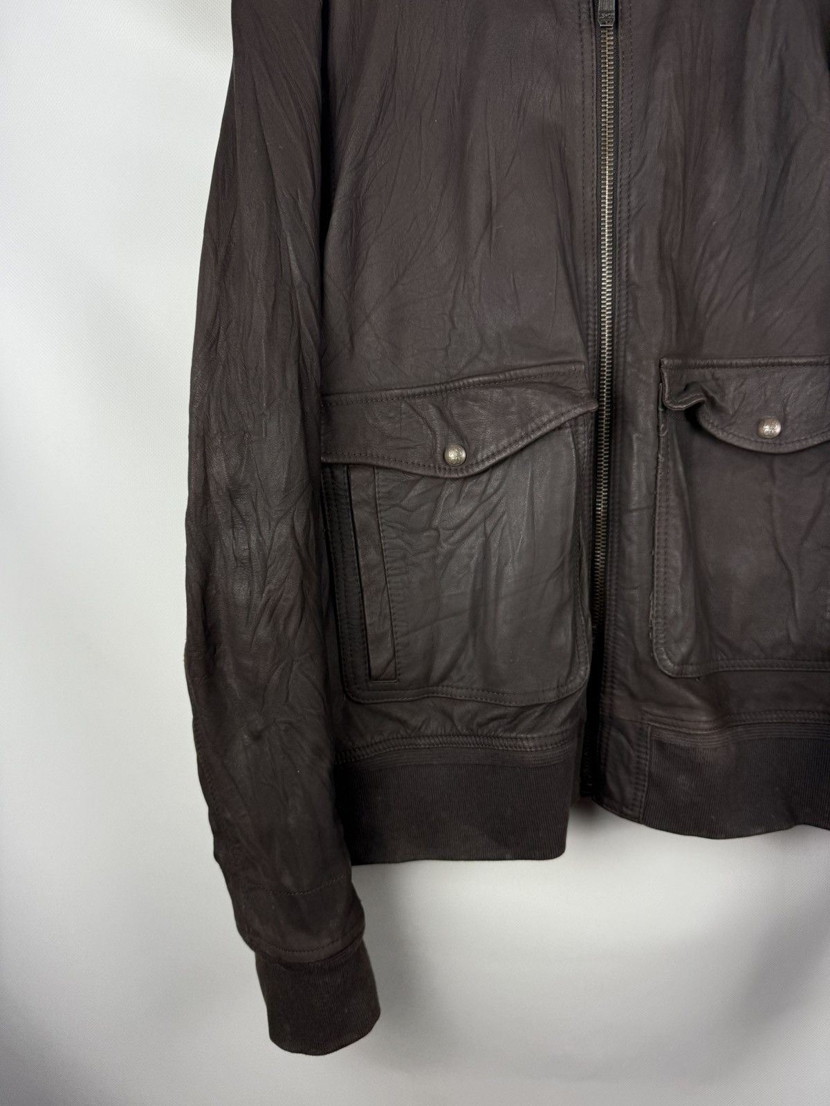 Levi's Levi’s Type A-2 Men’s Flight Leather Bomber Jacket Size XL Size US XL / EU 56 / 4 - 5 Thumbnail