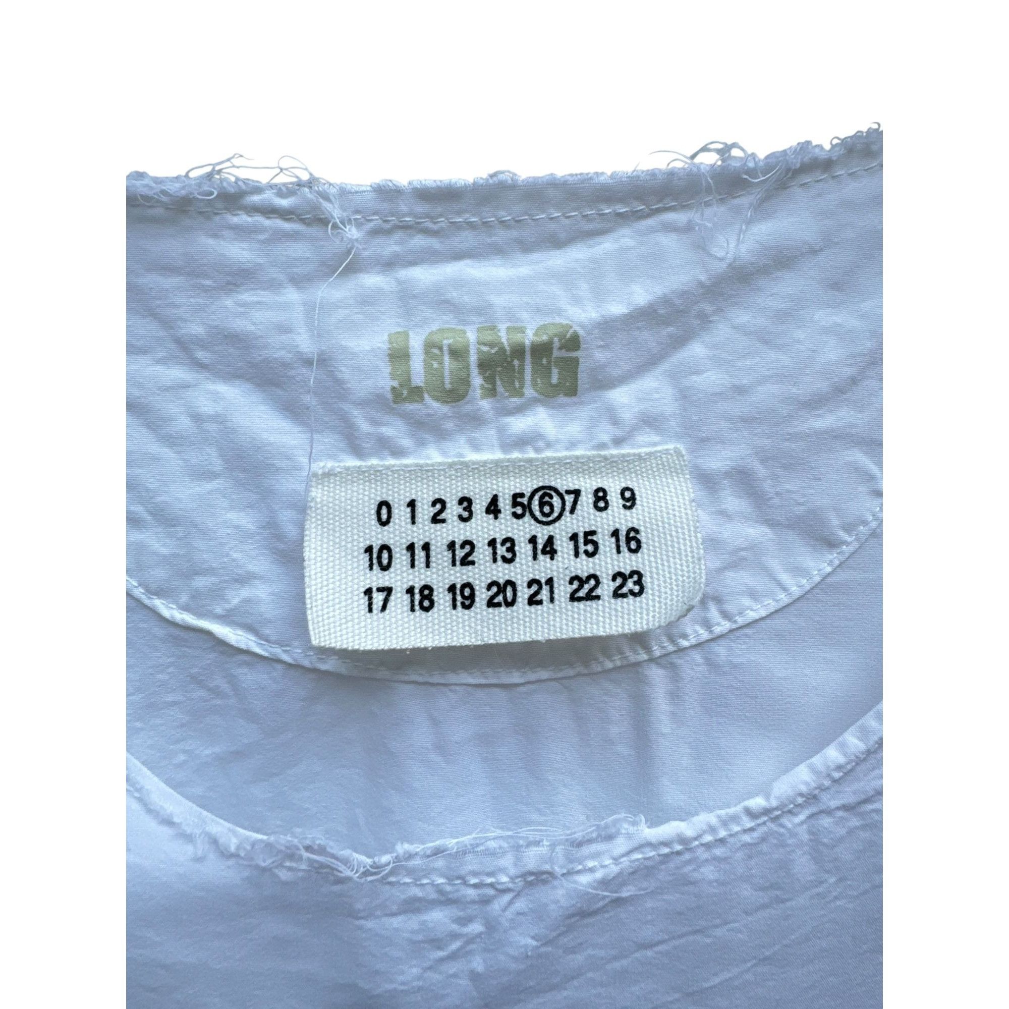Maison Margiela Spring/Summer 2002 White Dress with Raw Edges Size M / US 6-8 / IT 42-44 - 5 Thumbnail
