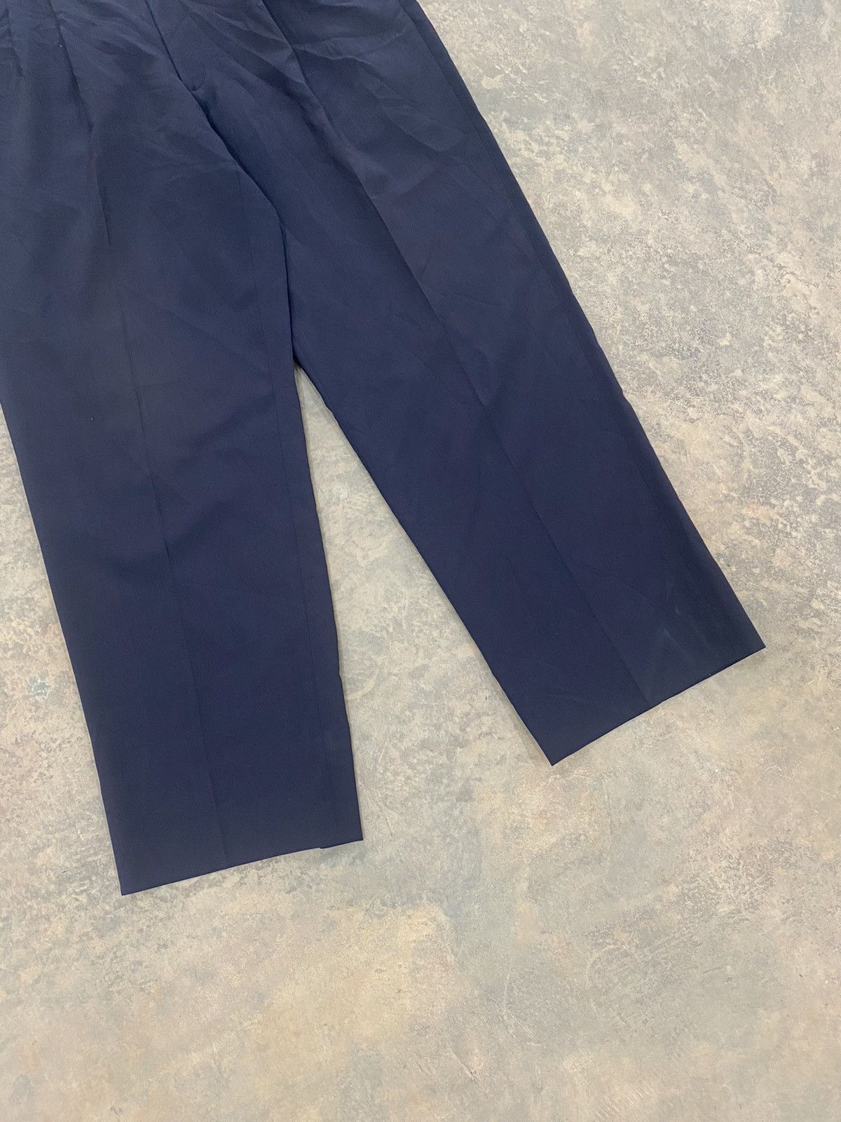 Burberry VINTAGE 80s BURBERRY TROUSERS PLEATED BAGGY LOOSE PANTS Size US 30 / EU 46 - 3 Thumbnail