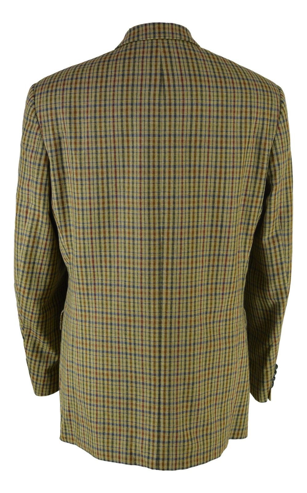 Vintage Charles Robertson Plaid Men's Blazer Size 50 DE 40R UK Size 40R - 2 Thumbnail