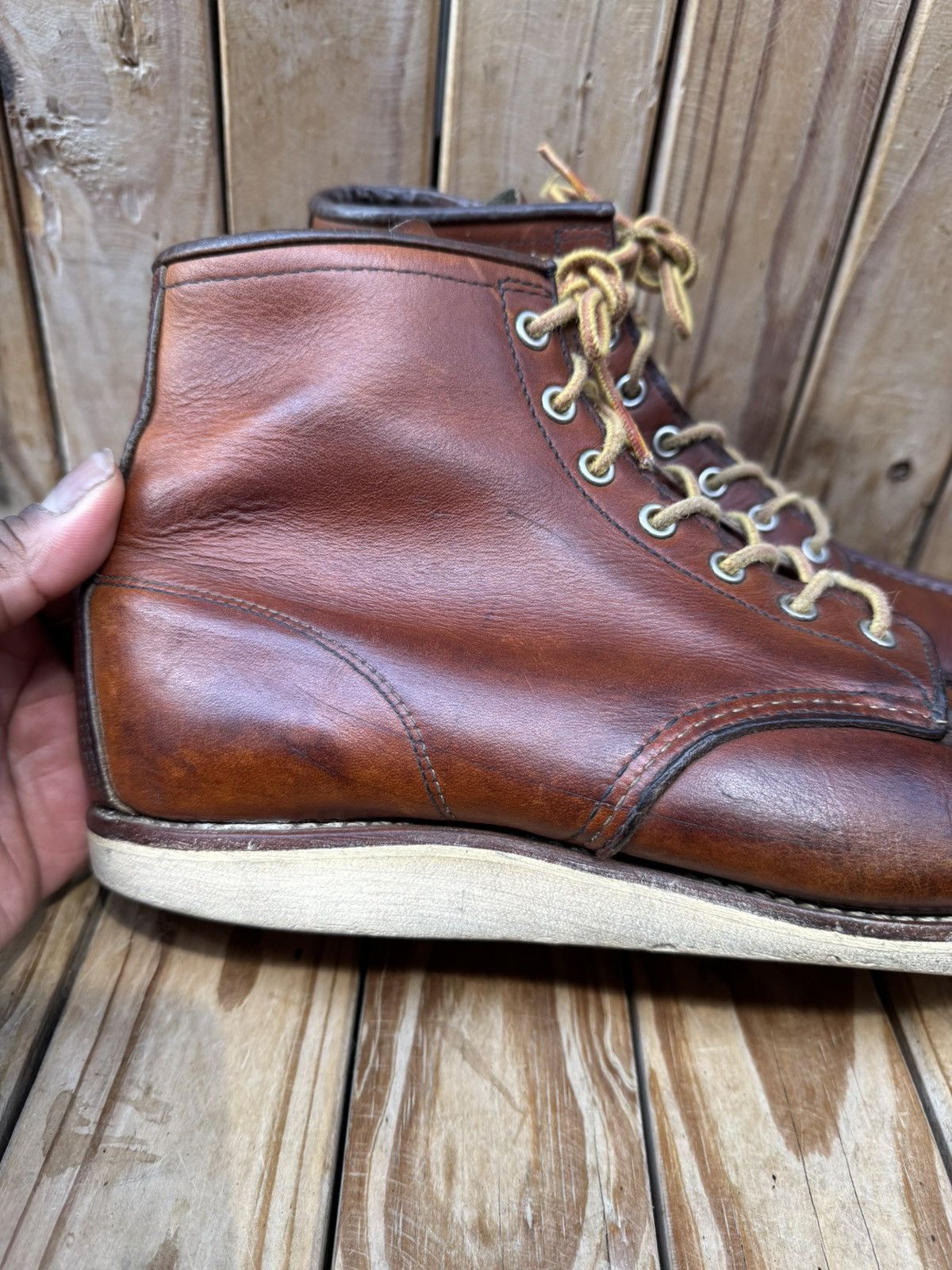 Red Wing Red Wing Heritage 875 Moc Toe Brown Boots USA 9.5 E2 UK 8.5 Size US 9.5 / EU 42-43 - 11 Thumbnail