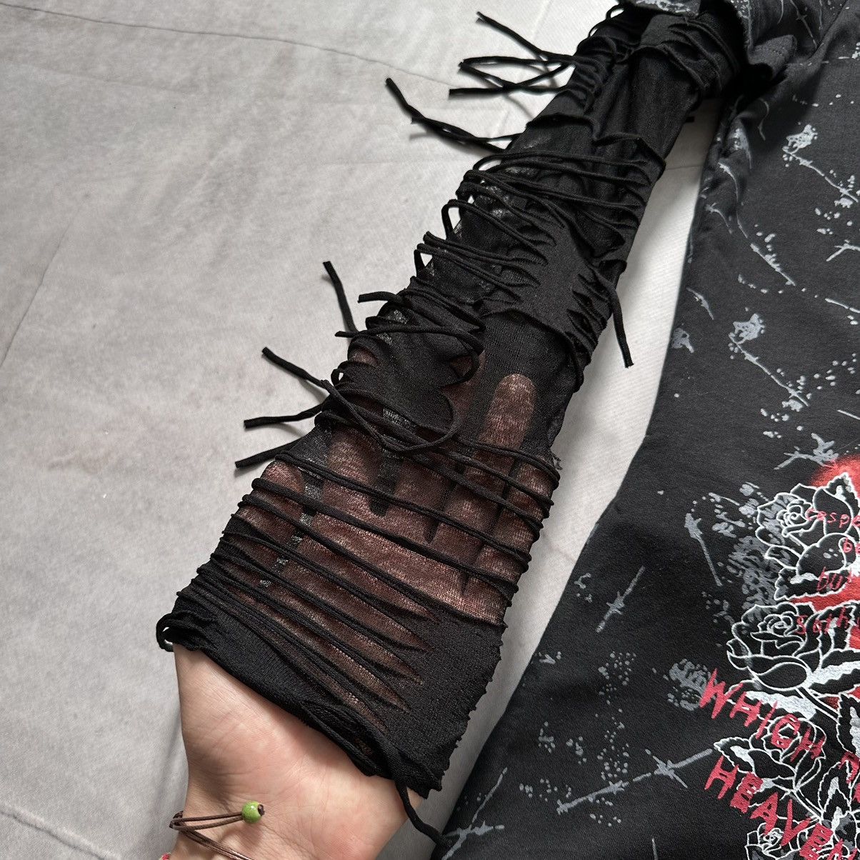 Hysteric Glamour × Undercover Punk Bondage Tripp NYC Impala Style Zip Hoodie Mesh Sleeves Size US S / EU 44-46 / 1 - 18 Thumbnail