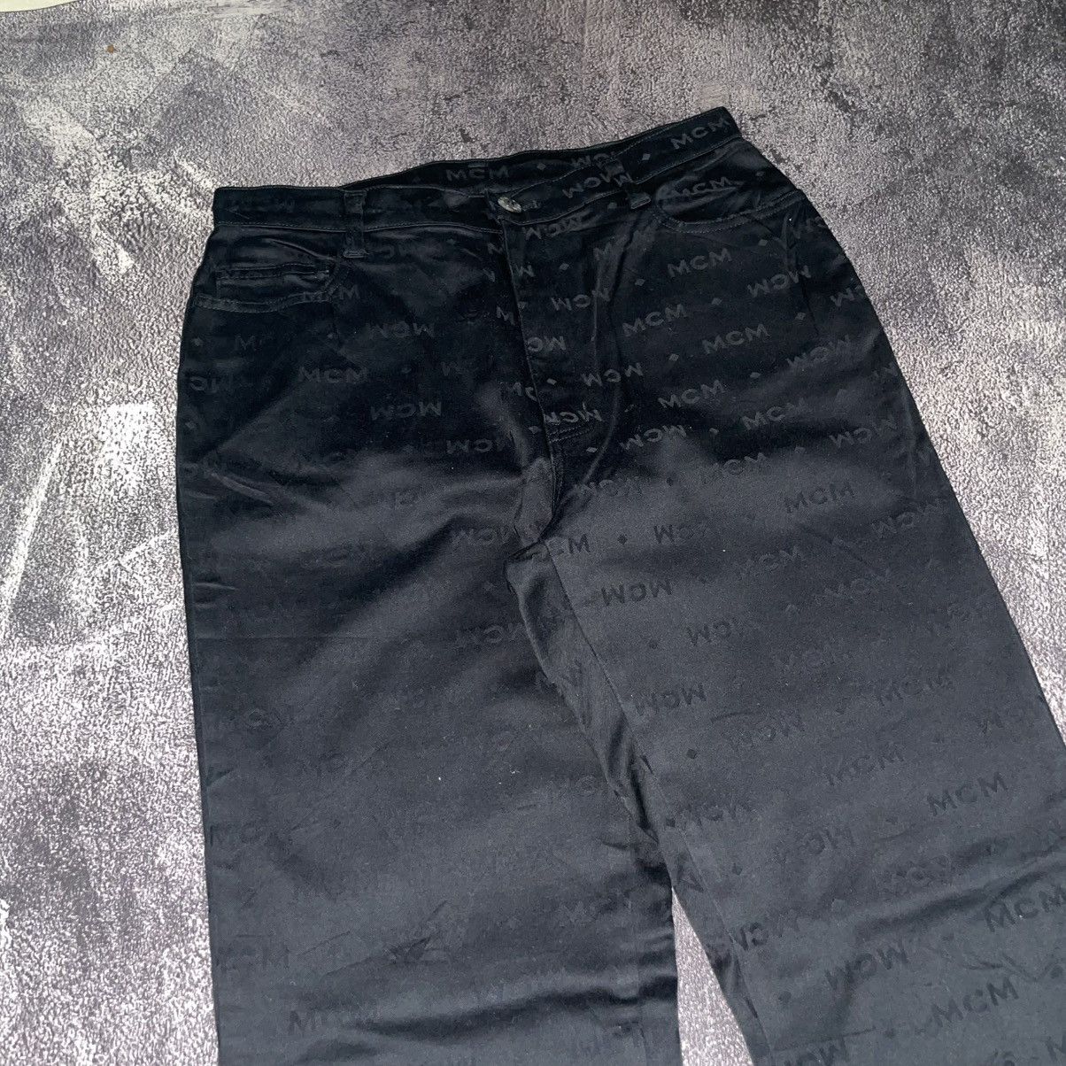 If Six Was Nine × MCM × Vintage Mcm monogram flared pants Size US 30 / EU 46 - 4 Thumbnail