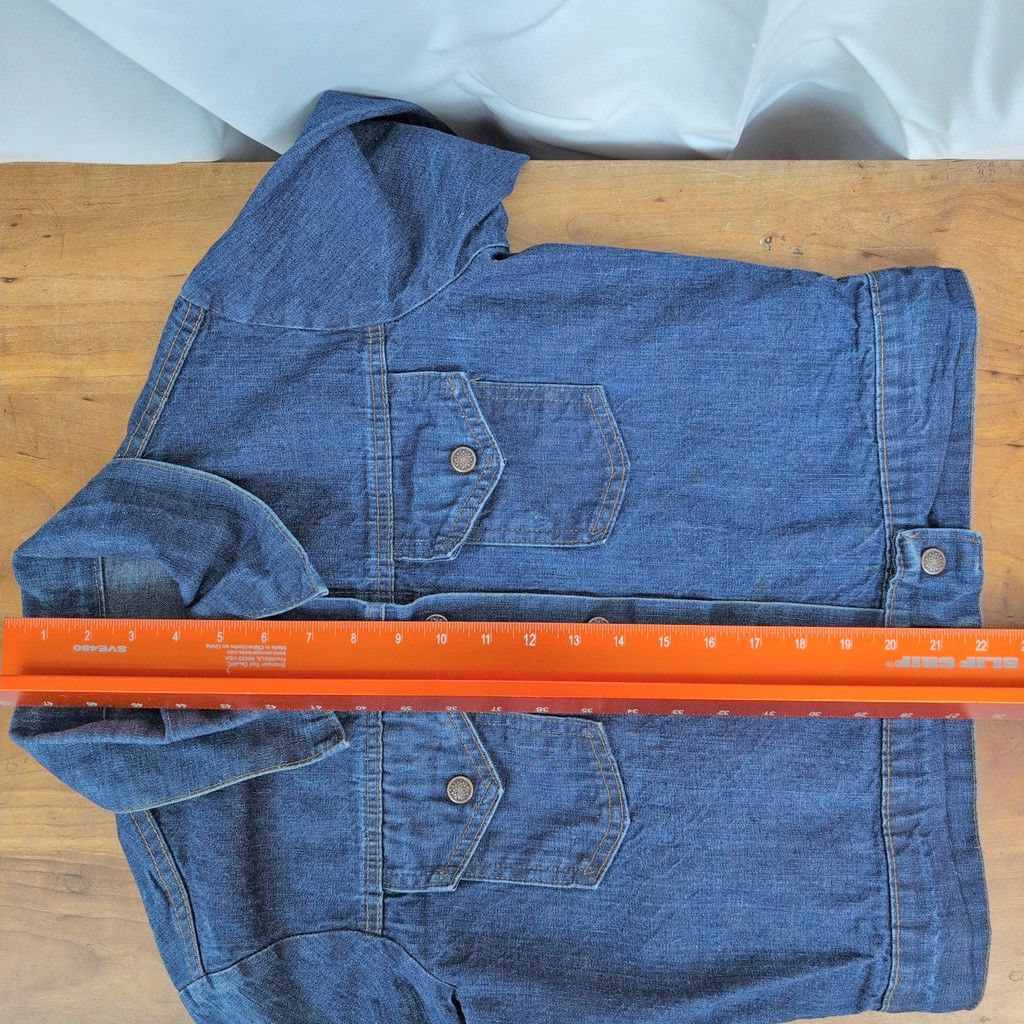 Vintage Ladies' Vintage Selvedge Denim Snap Button Jacket Size S / US 4 / IT 40 - 4 Thumbnail
