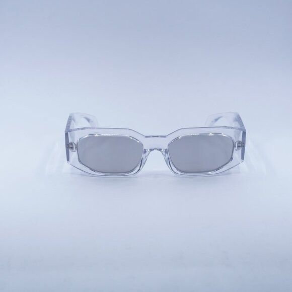 Versace Versace VE4489U 148/8V Sunglasses Transparent Rectangle Fram Size ONE SIZE - 7 Thumbnail