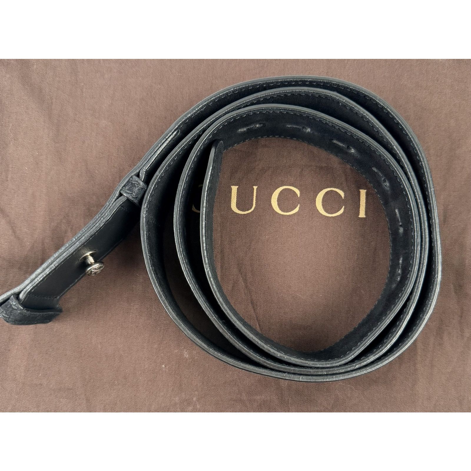 Gucci Gucci Black/Beige GG Supreme Canvas and Suede Dionysus Size ONE SIZE - 15 Thumbnail