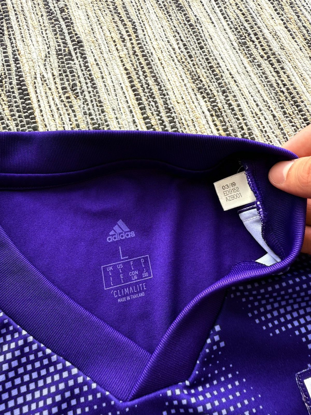 Adidas ALL-STARS ADIDAS MLS 2019 AWAY FOOTBALL SHIRT SOCCER JERSEY Size US L / EU 52-54 / 3 - 9 Thumbnail