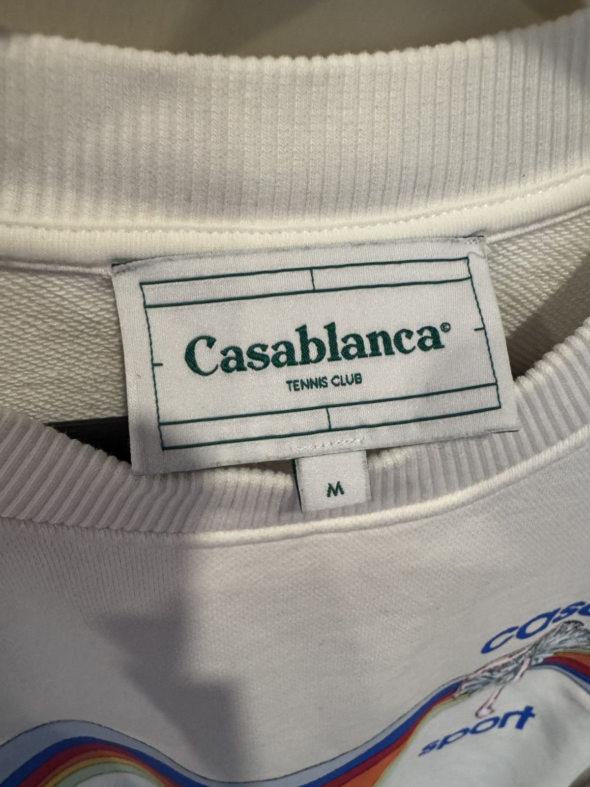Casablanca Casablanca Casa Sport Rainbow Sweatshirt Size US M / EU 48-50 / 2 - 2 Thumbnail