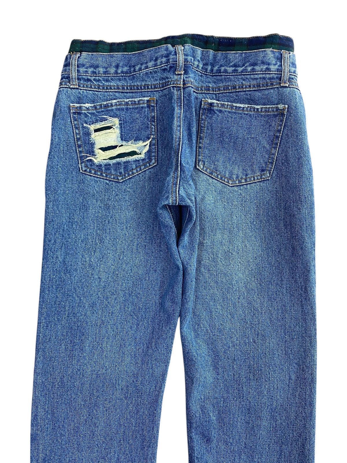 Japanese Brand Japanese Brand Acid Blue Wash Style Distressed Jeans Size US 30 / EU 46 - 4 Thumbnail