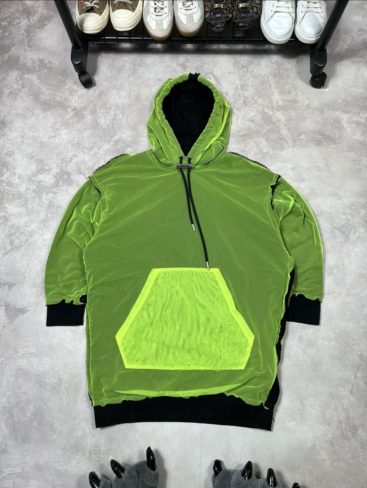 Diesel Vintage Diesel "Uncreate" Y2k Baggy Hoodie Size US S / EU 44-46 / 1 - 5 Thumbnail