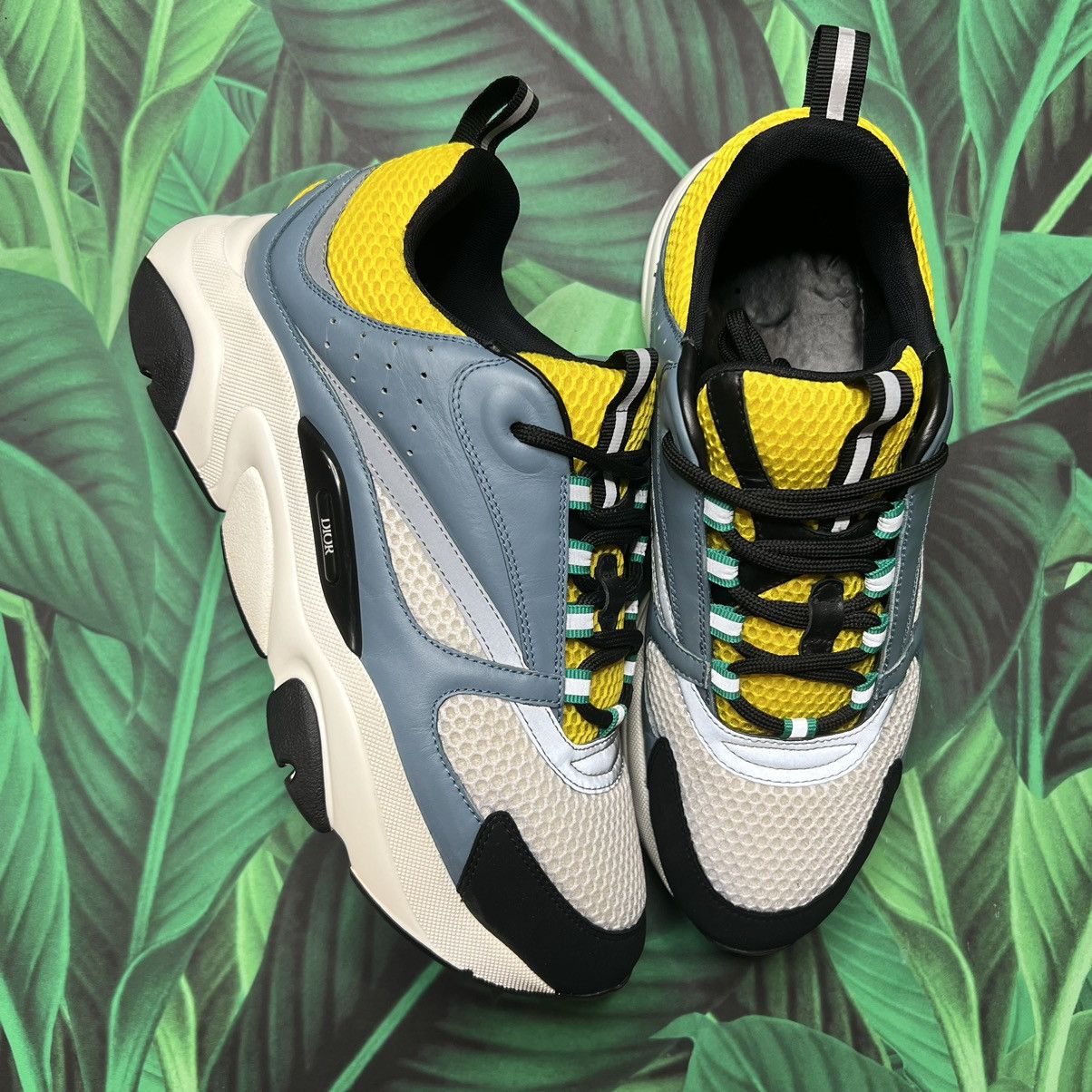 Christian Dior Monsieur B22 reflective sneaker ‘blue yellow’ Sz- 10M/43EU Size US 10 / EU 43 - 1 Thumbnail