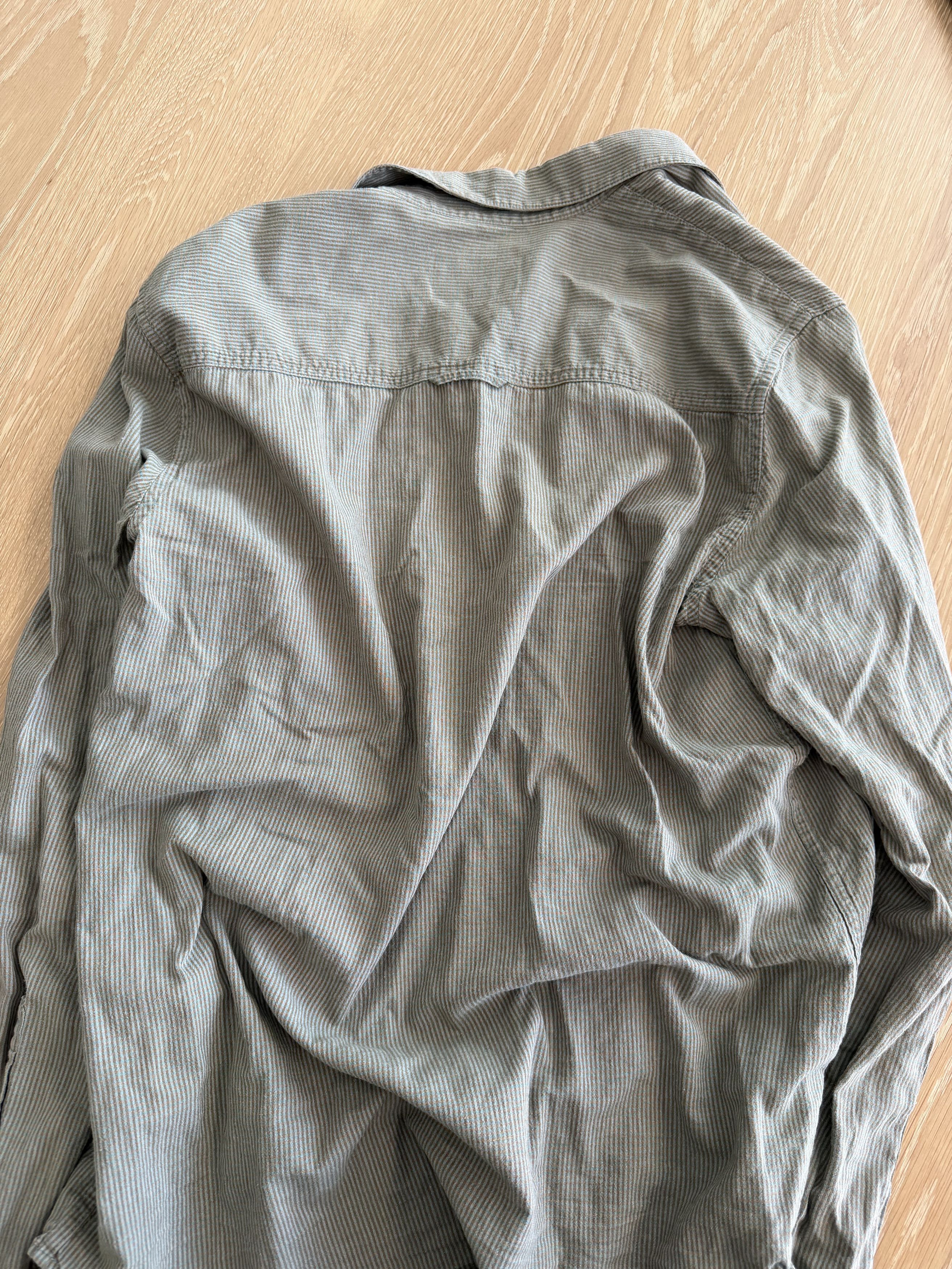 Folk Folk Green Check Cotton/Linen Shirt Size US L / EU 52-54 / 3 - 6 Thumbnail