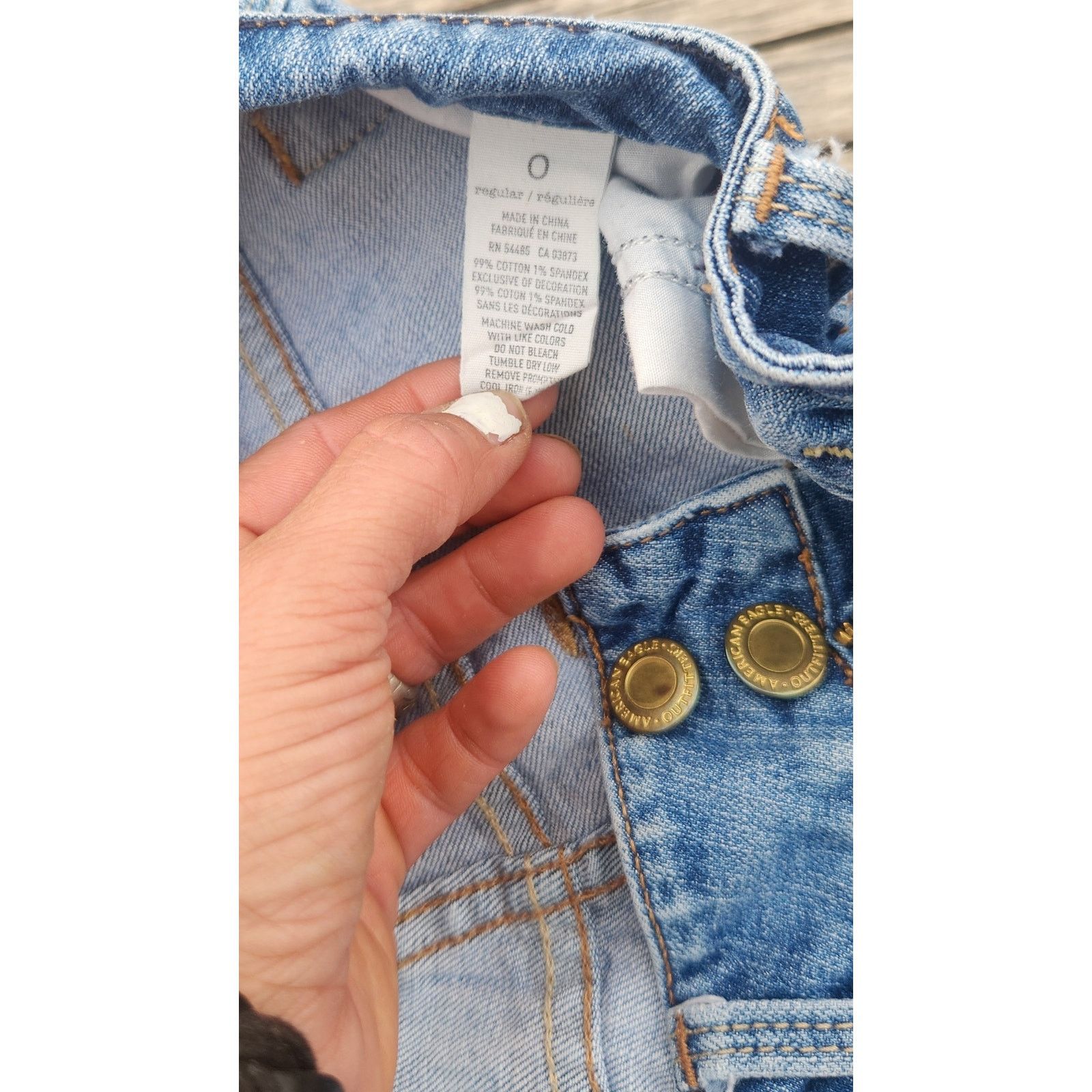 American Eagle Outfitters American Eagle Jean Capris Size 0 Streetwear Y2K low rise Size 25" / US 0 / IT 36 - 4 Thumbnail