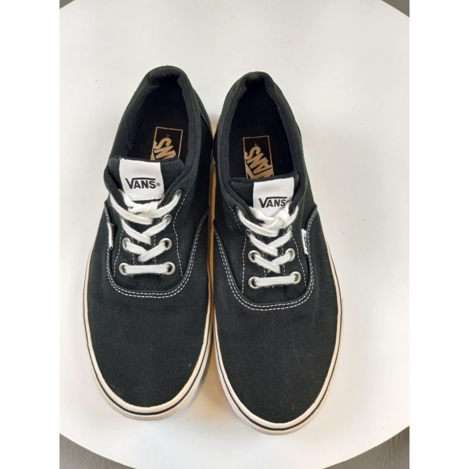Vans VANS Off The Wall Women’s 9.5 Black & White Low Top Shoes Skateboard 721356 Size M / US 6-8 / IT 42-44 - 7 Thumbnail