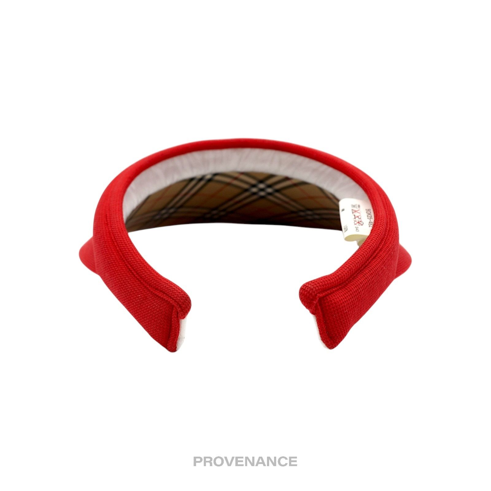 Burberry 🔴 Burberry Golf Visor - Nova Check Red Size ONE SIZE - 4 Thumbnail