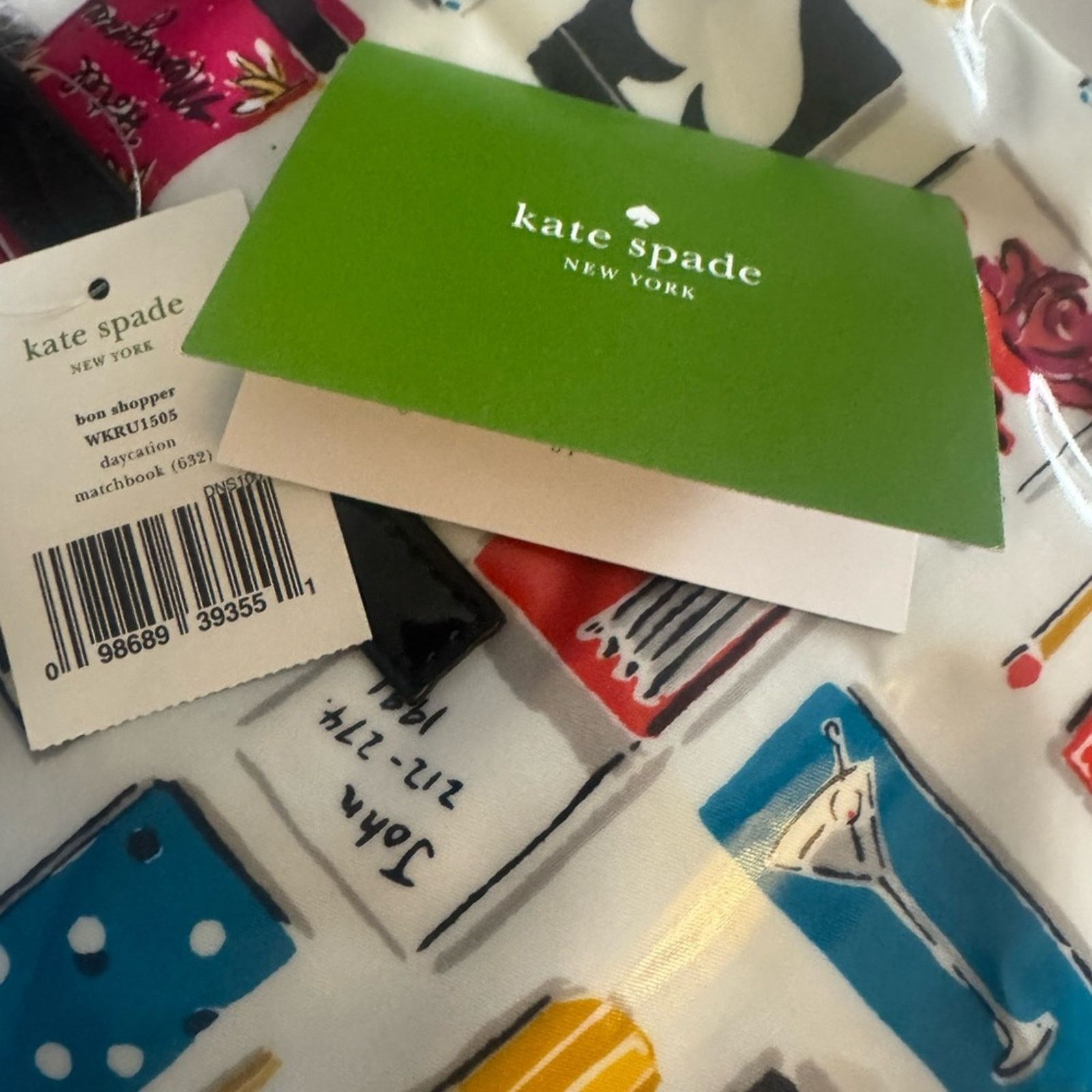 Kate Spade Kate Spade Lipstick Tote, Bon Shopper"model (WKRU1505), NEW Size ONE SIZE - 2 Thumbnail